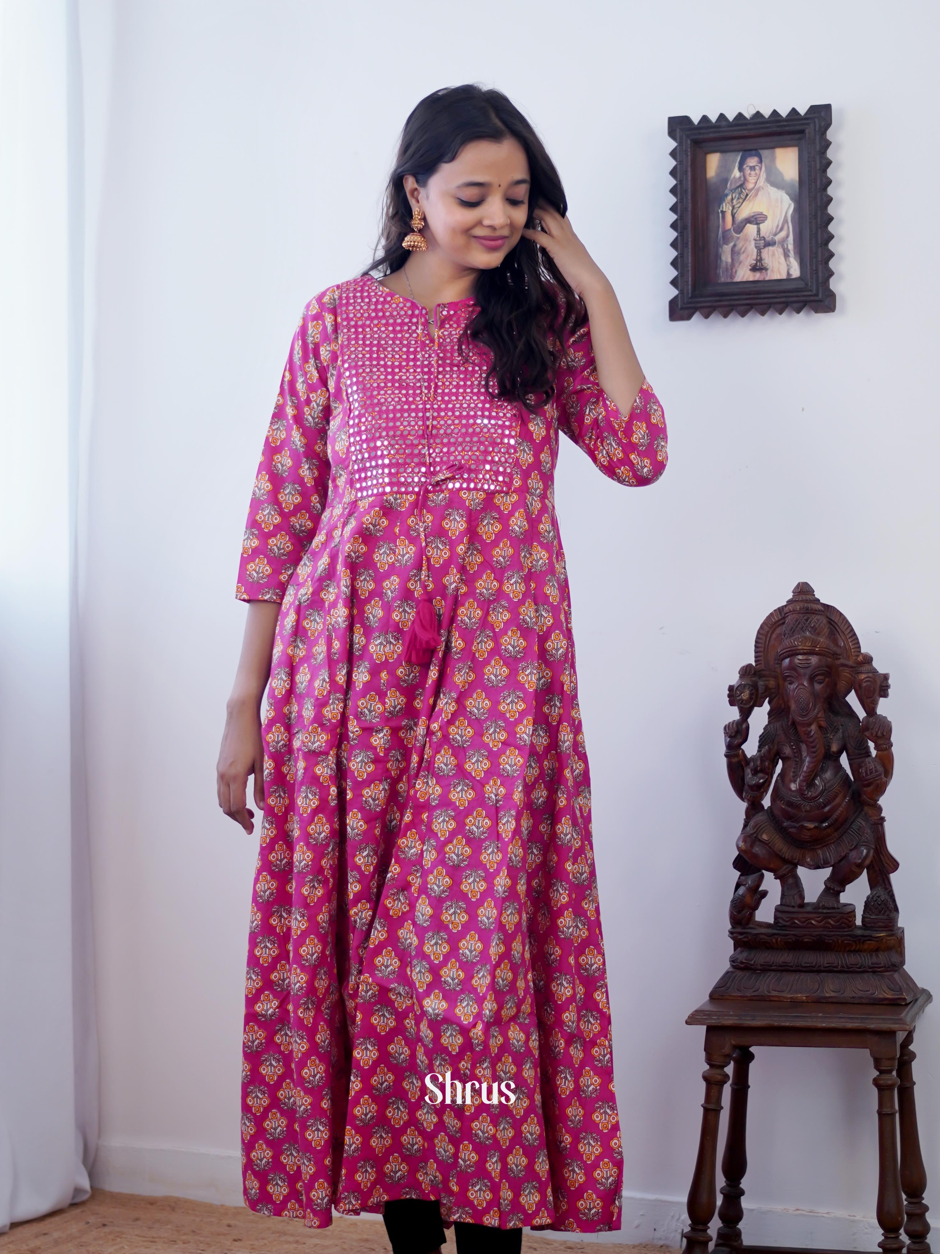 Pink- Readymade Kurti