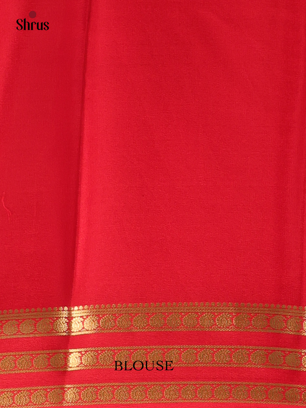 Green & Red - Mysore Silk Saree - Shop on ShrusEternity.com