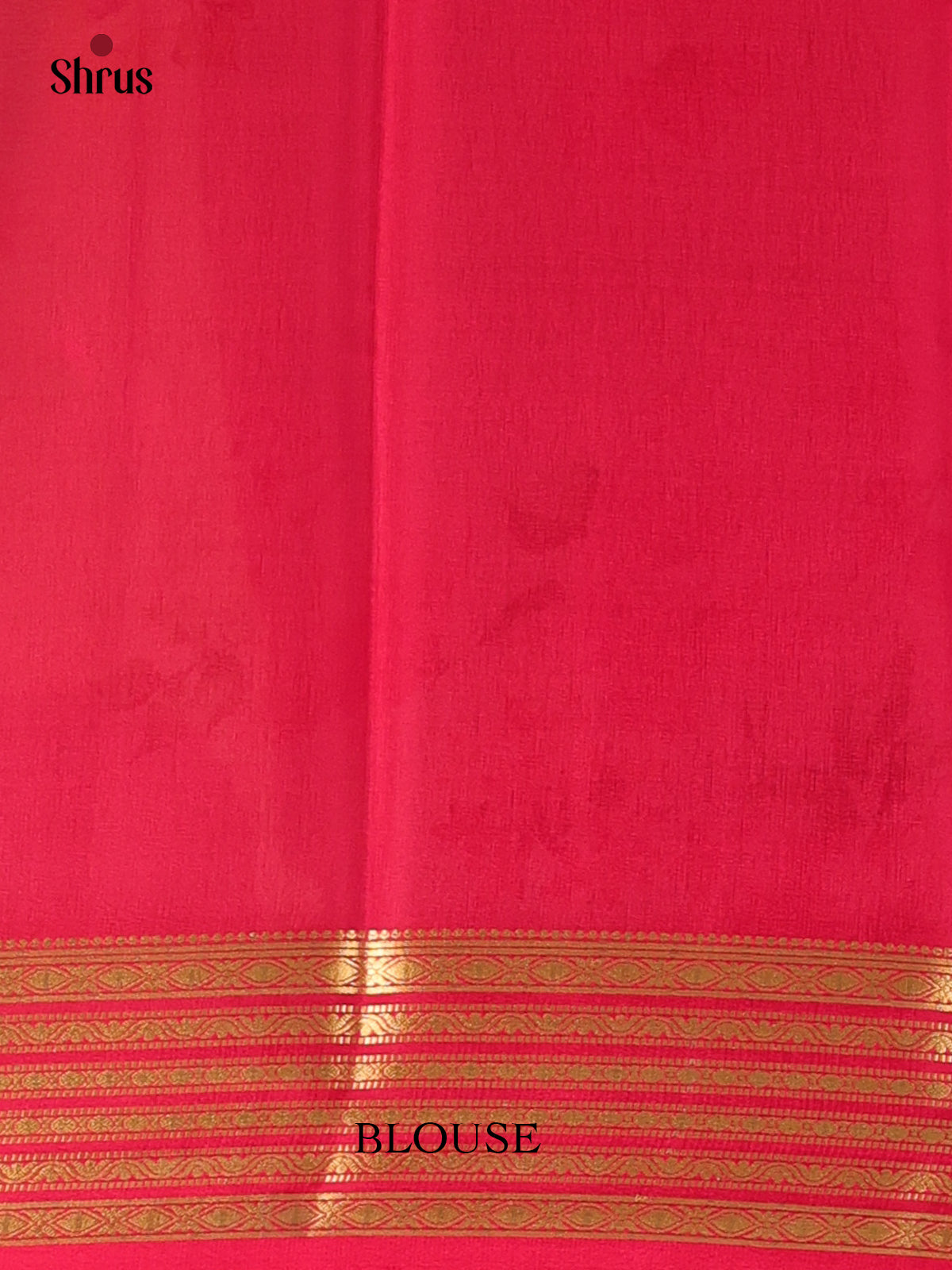 Ice Green & Pinkish Red - Mysore Silk Saree