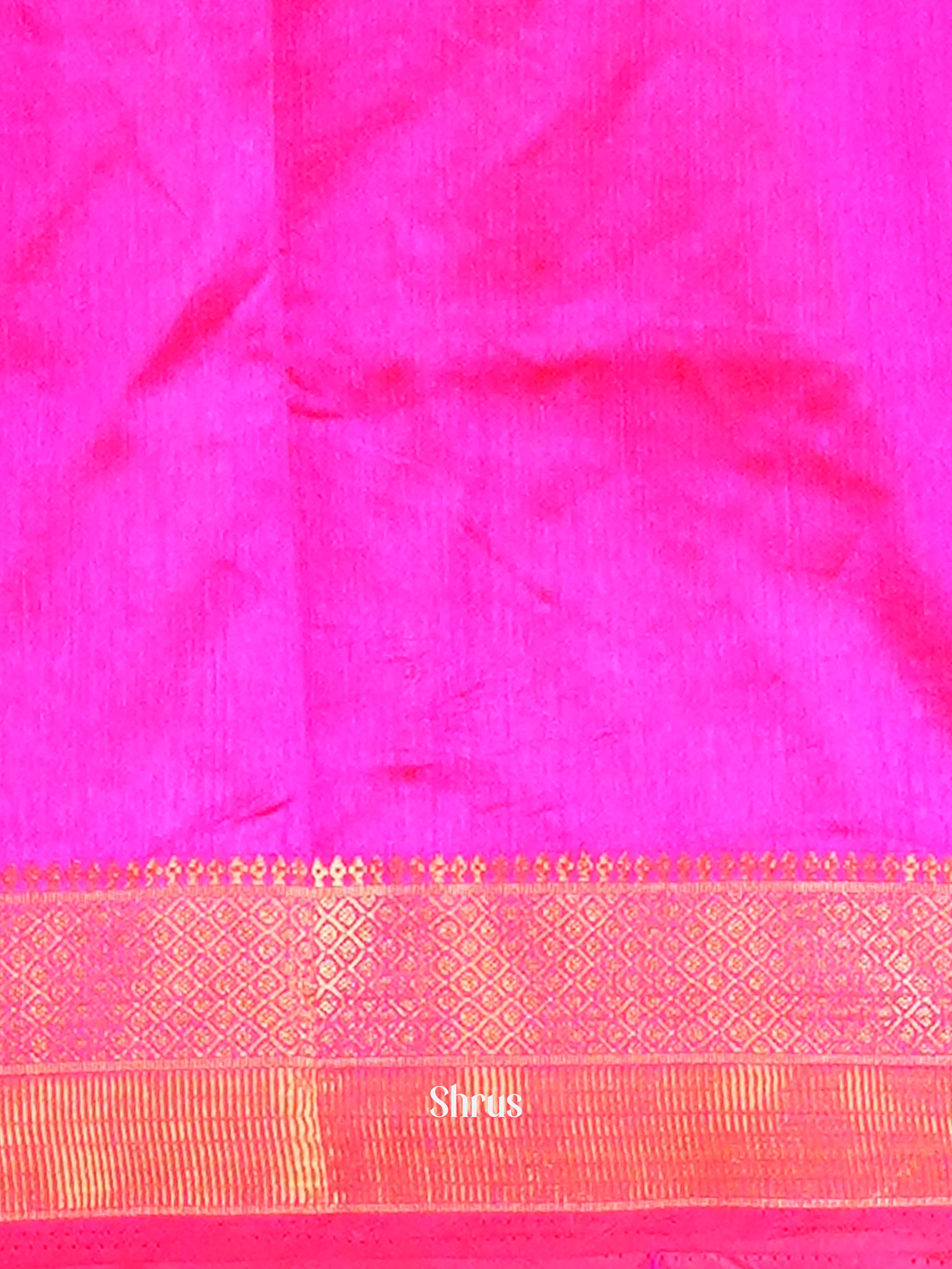 Double Shaded Purple & Pink - Semi Patola Saree - Shop on ShrusEternity.com