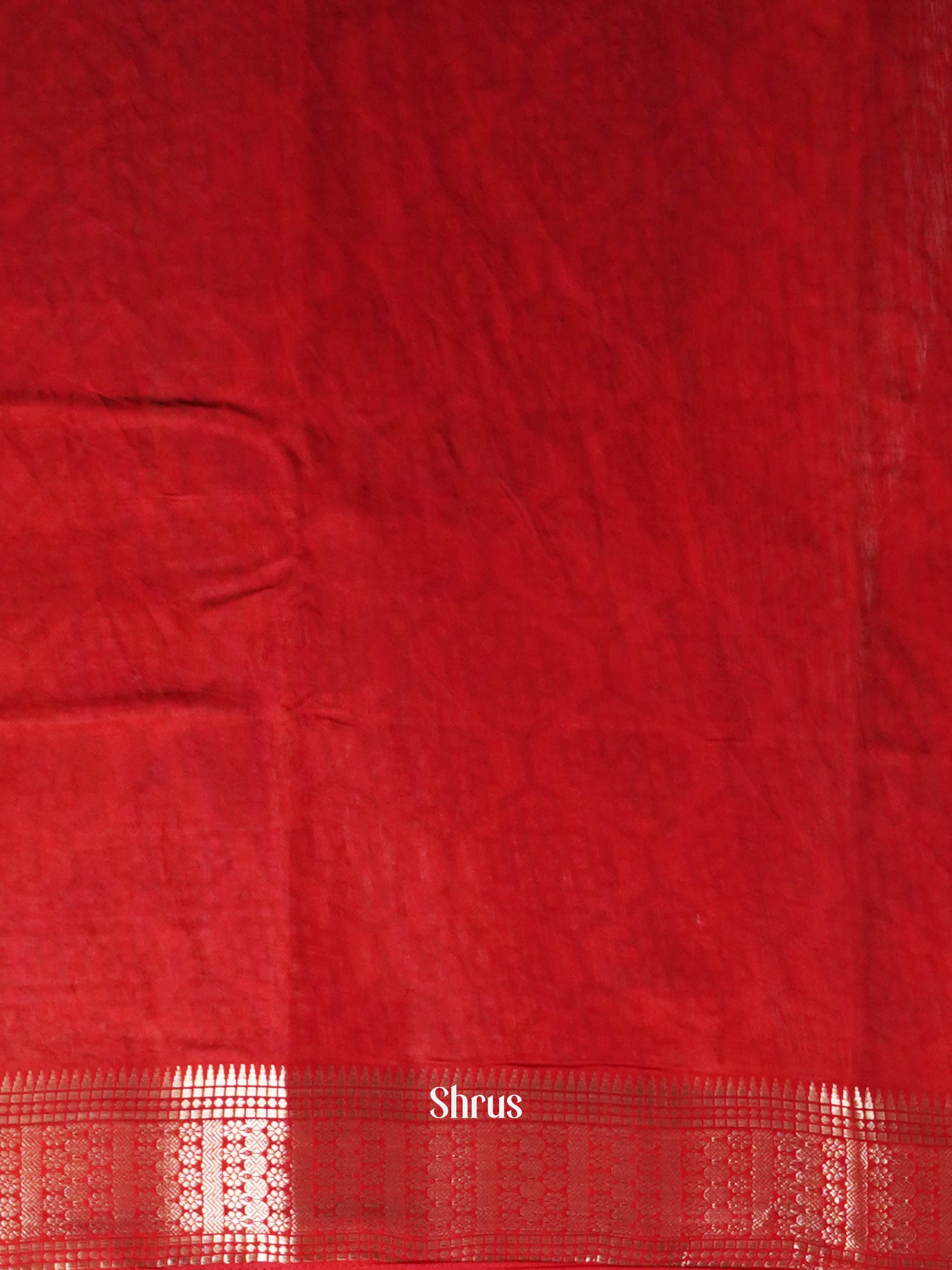 Black & Red  - Art Modal Saree