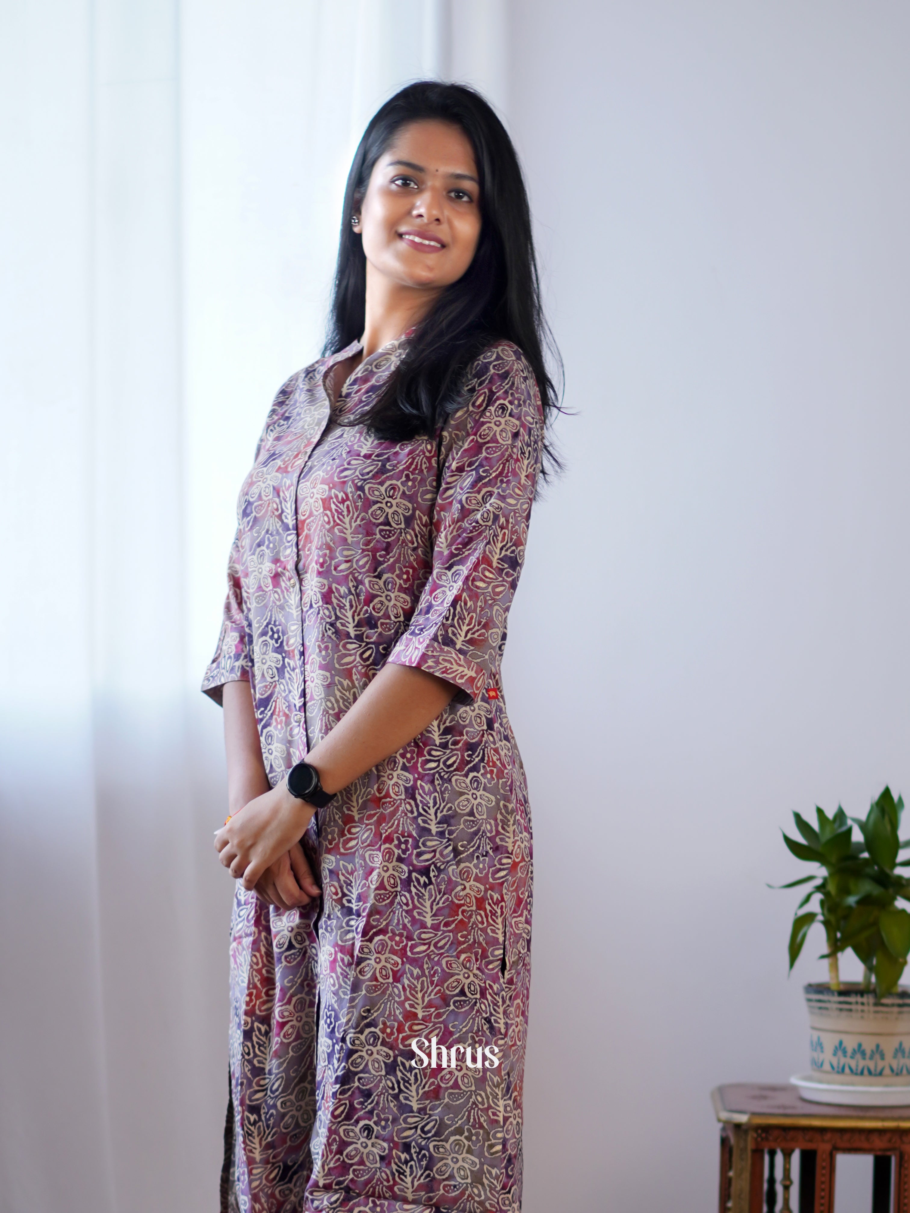 Purple - Readymade Kurti