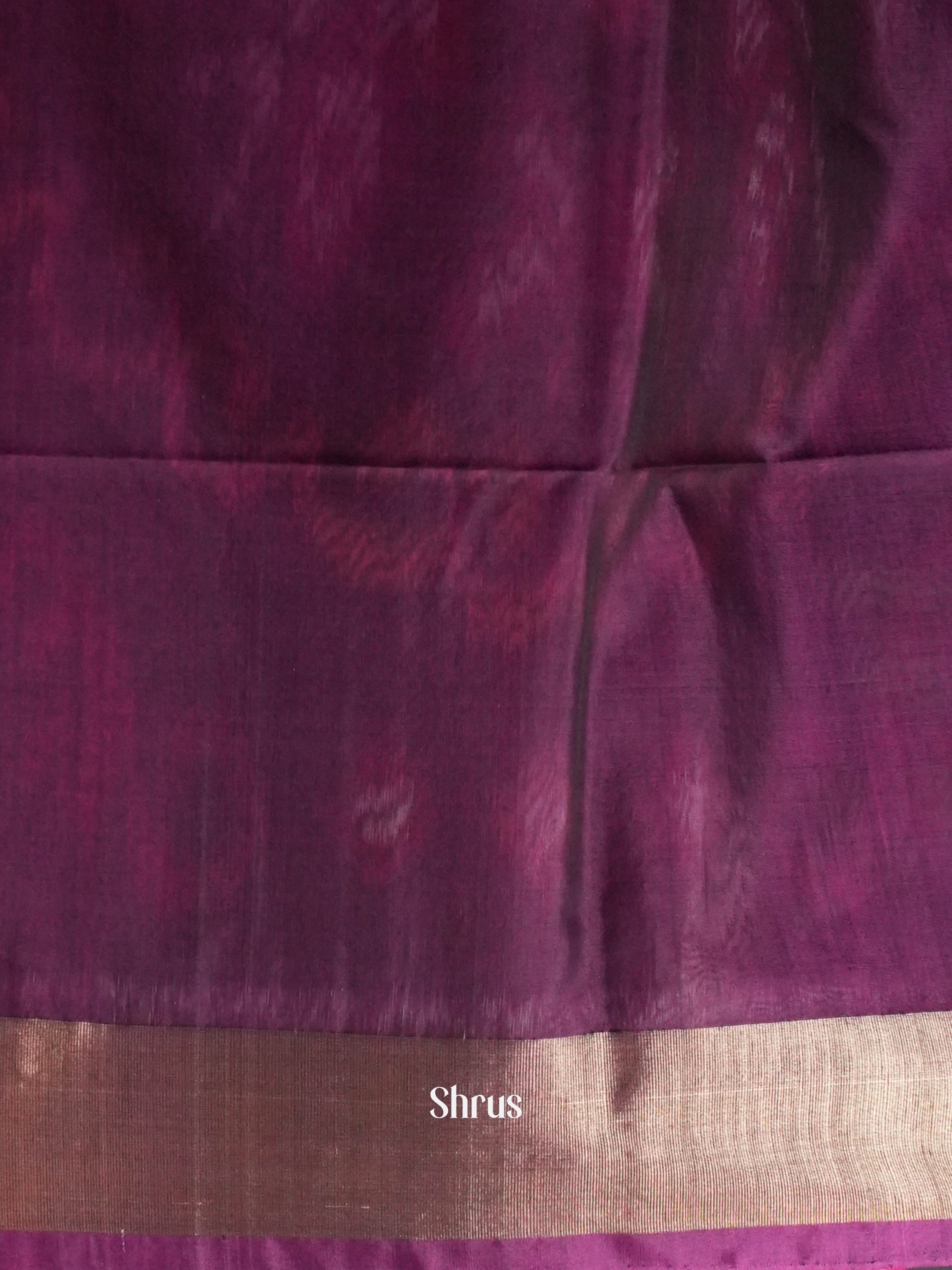 Yellowish Green & Majenta  - Pochampally sico Saree