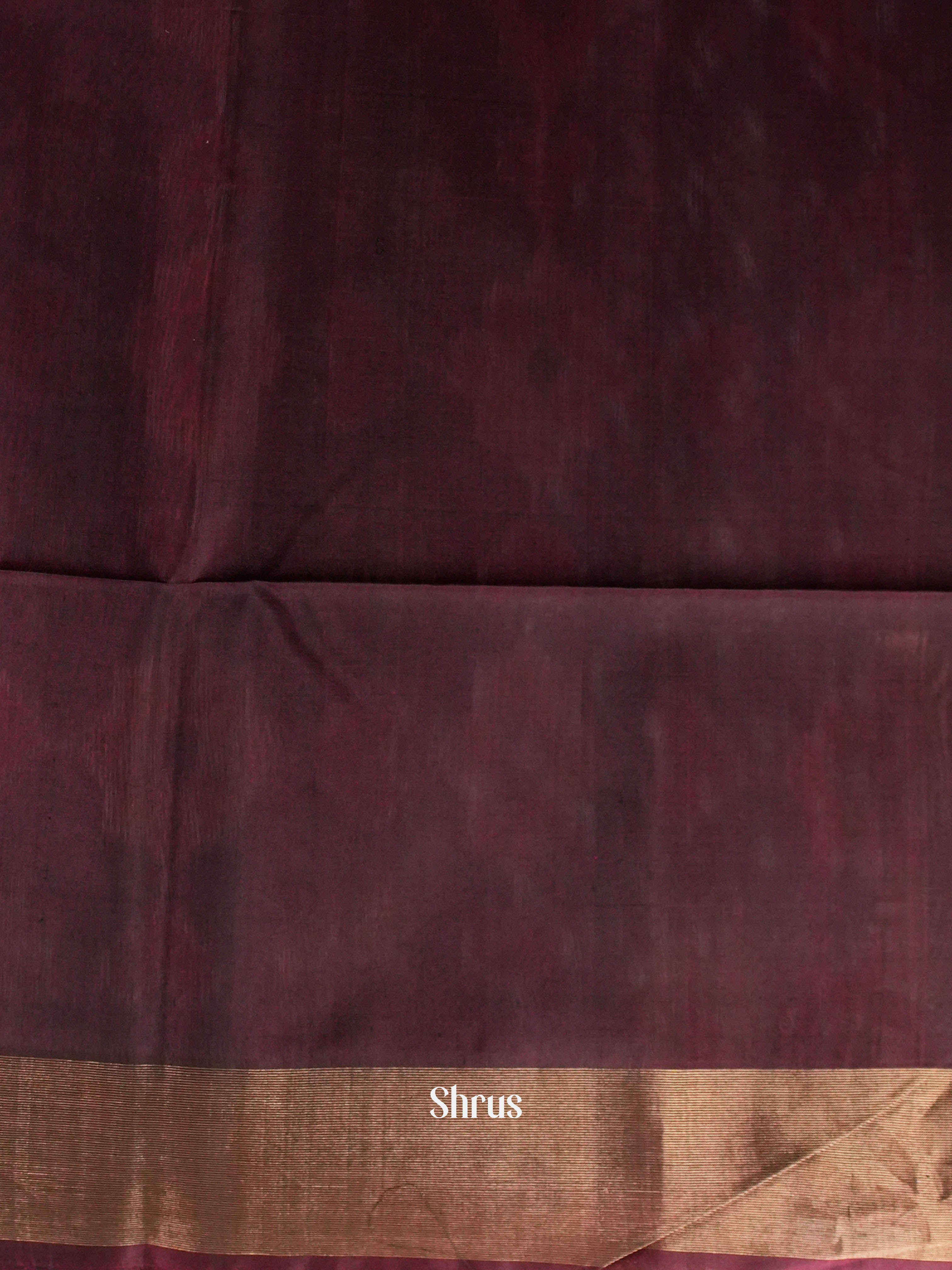 Teal & Deep Maroon  - Pochampally sico Saree