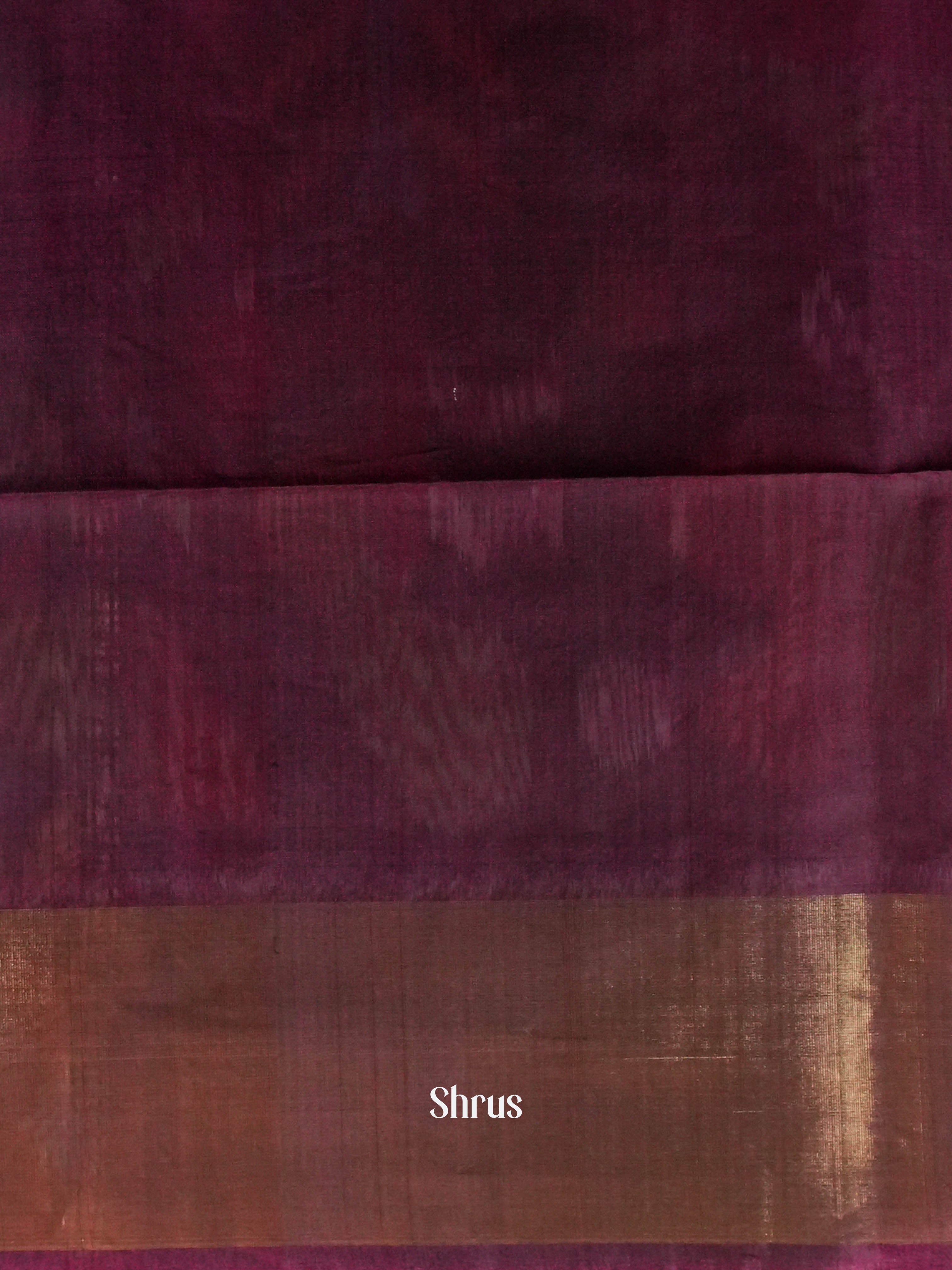 Green & Magenta - Pochampally sico Saree