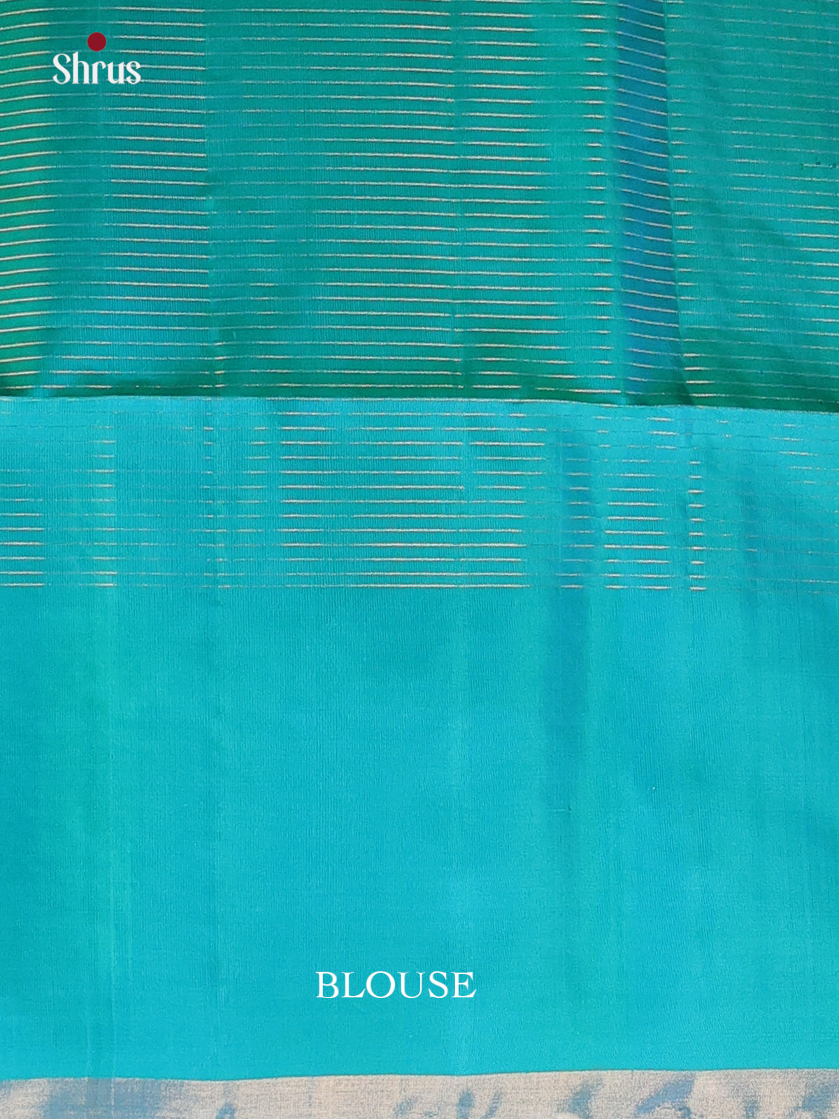 Fancy Blue & Greenish Yellow - Soft Silk Saree