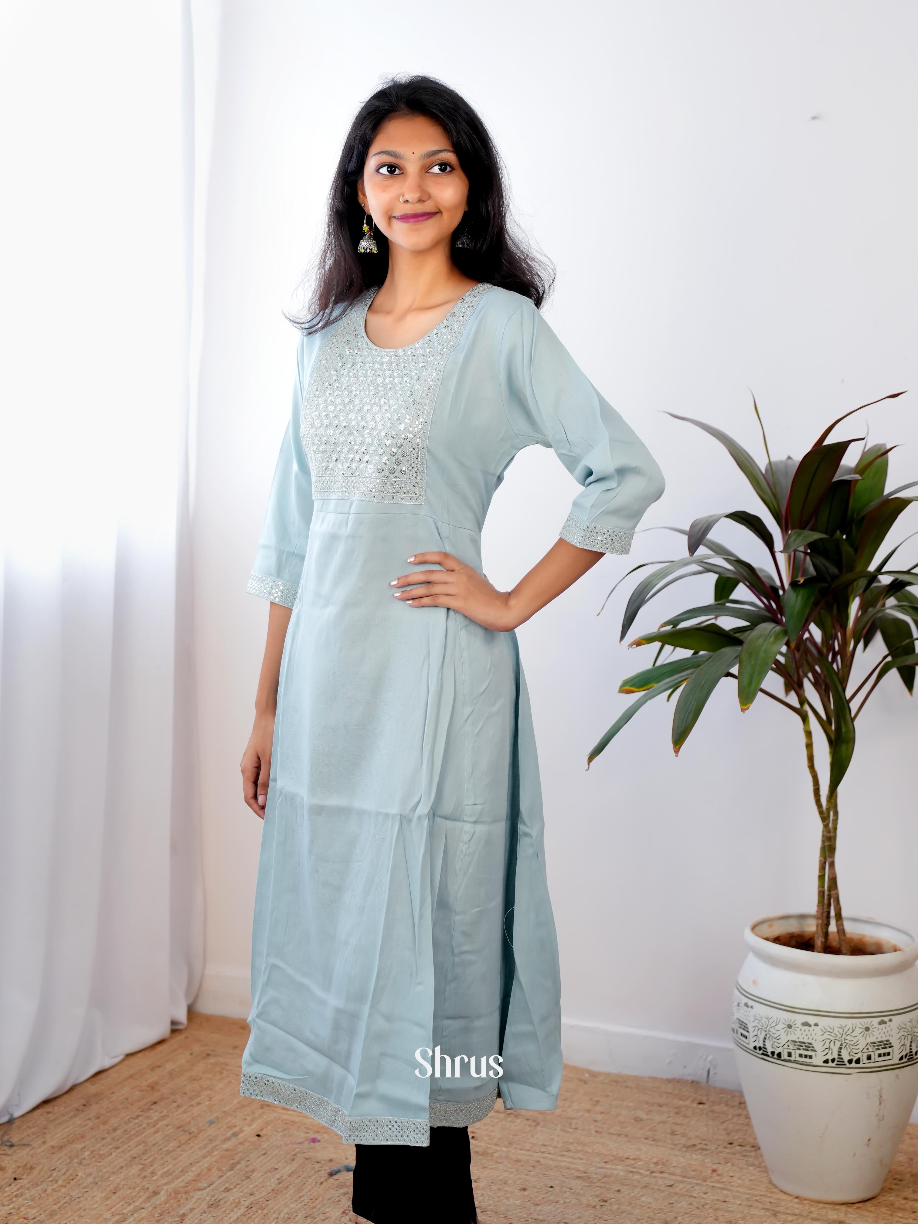 Lite Blue - Readymade kurti