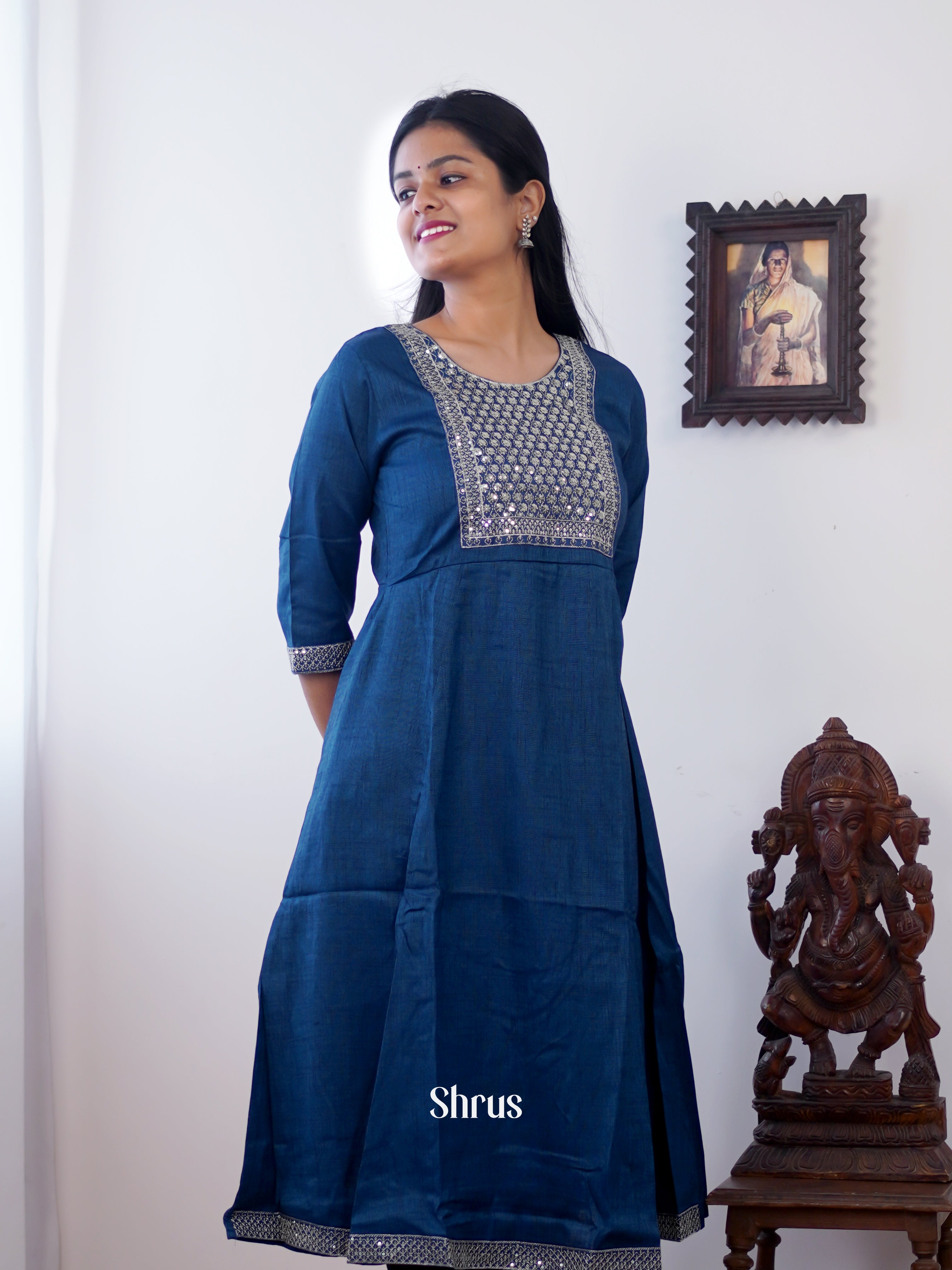 Blue- Readymade Kurti