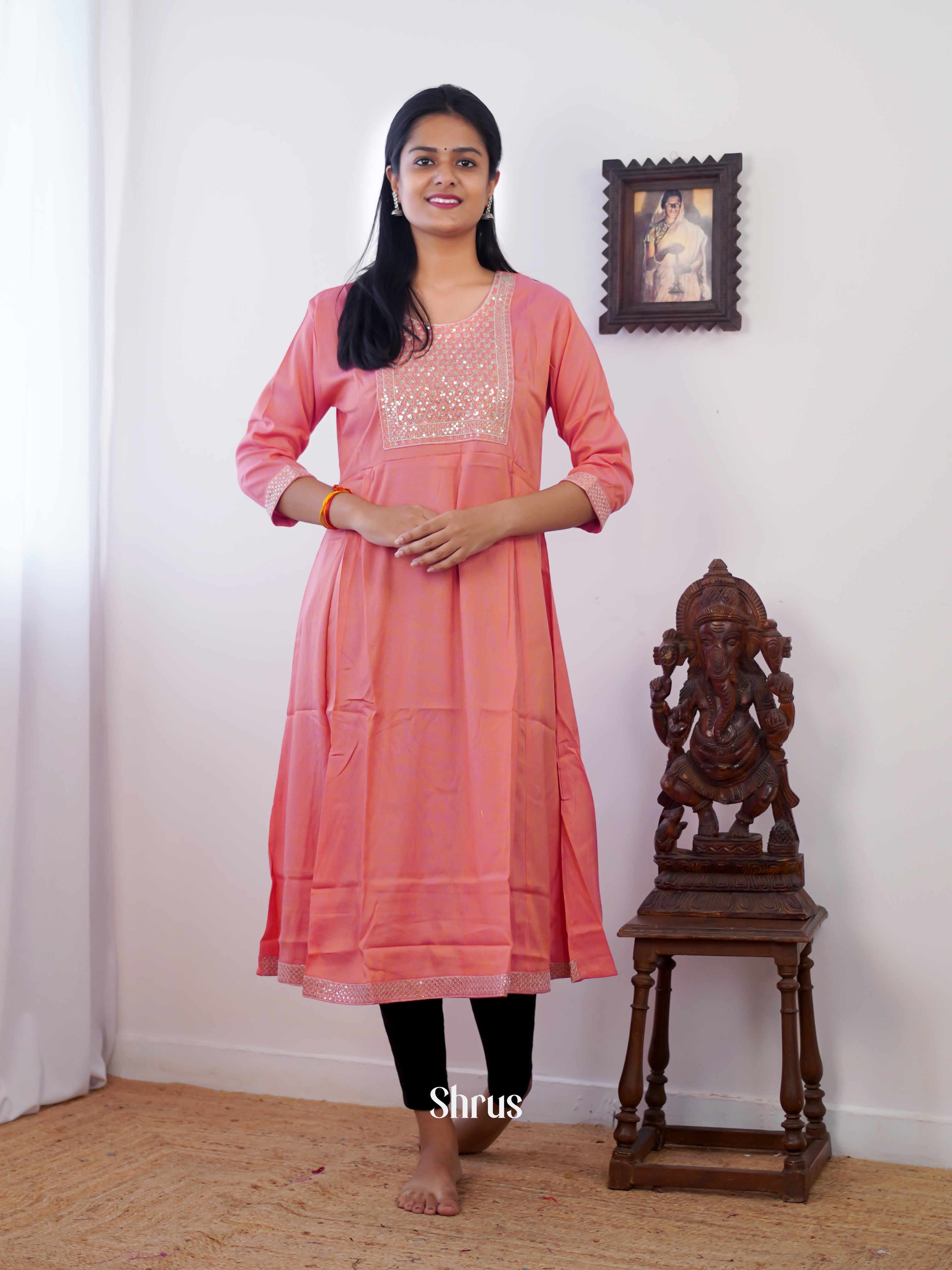 Peach - Readymade Kurti