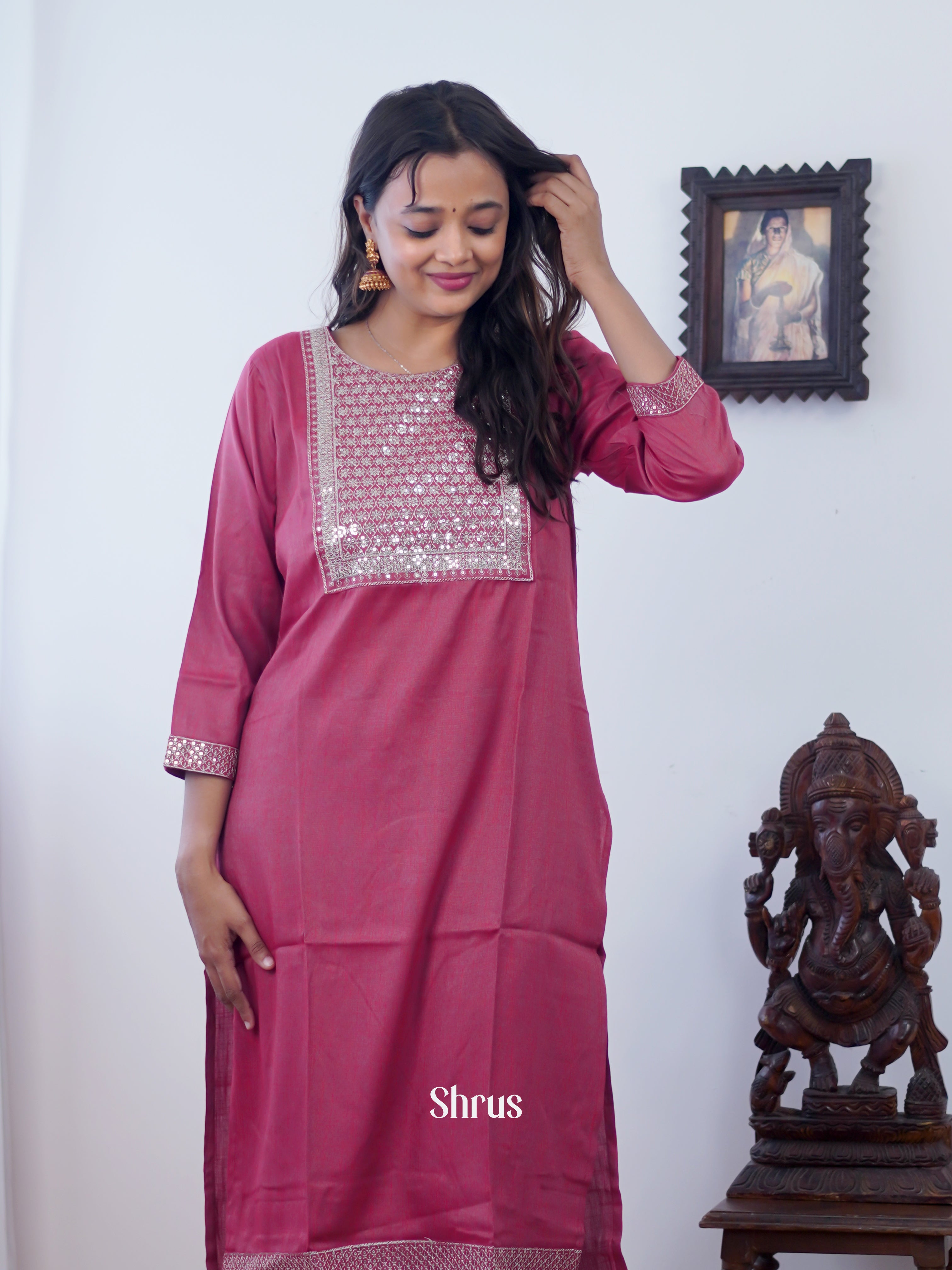 Purple - Readymade Kurti