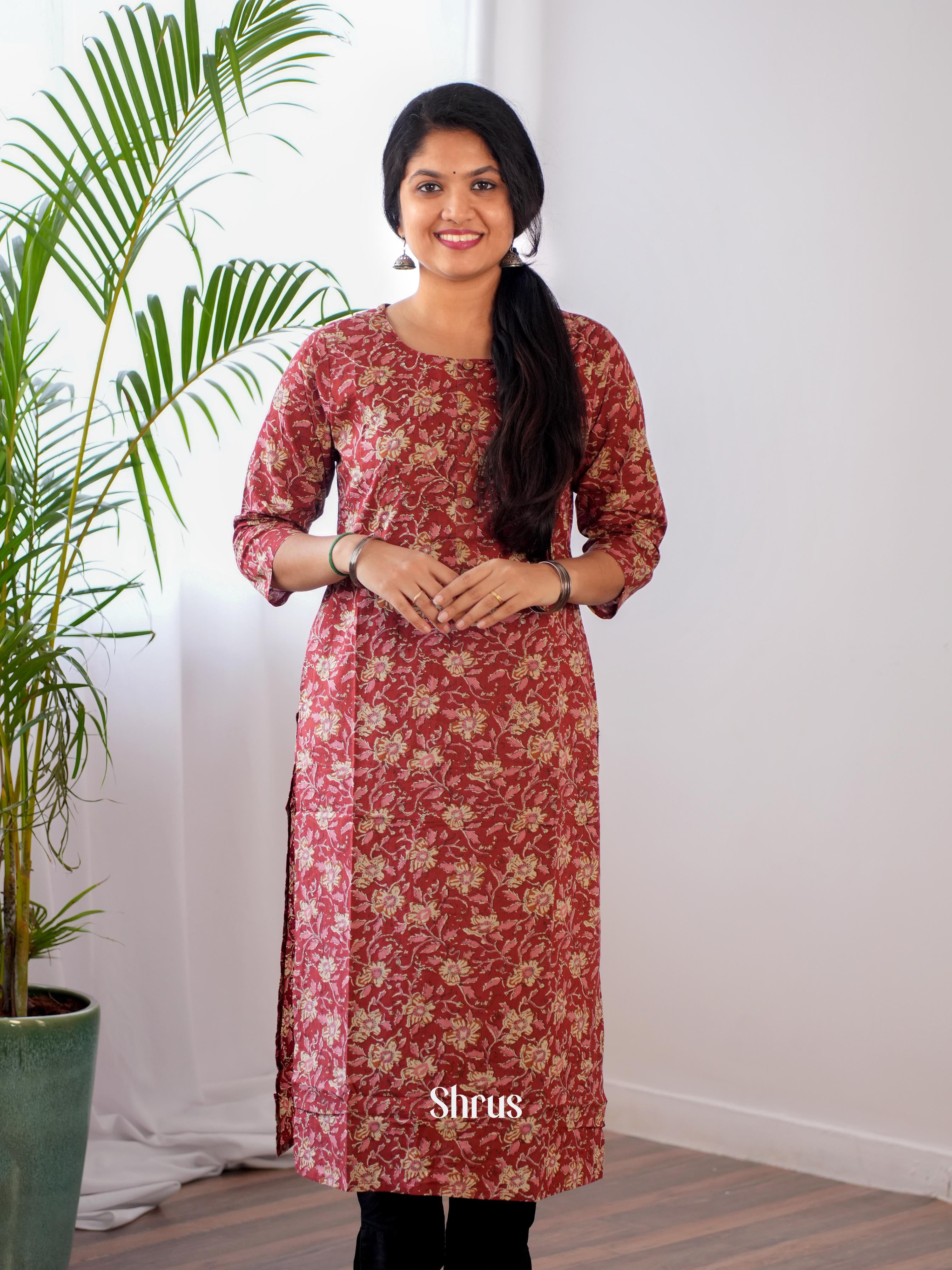 Brown - Readymade Kurti