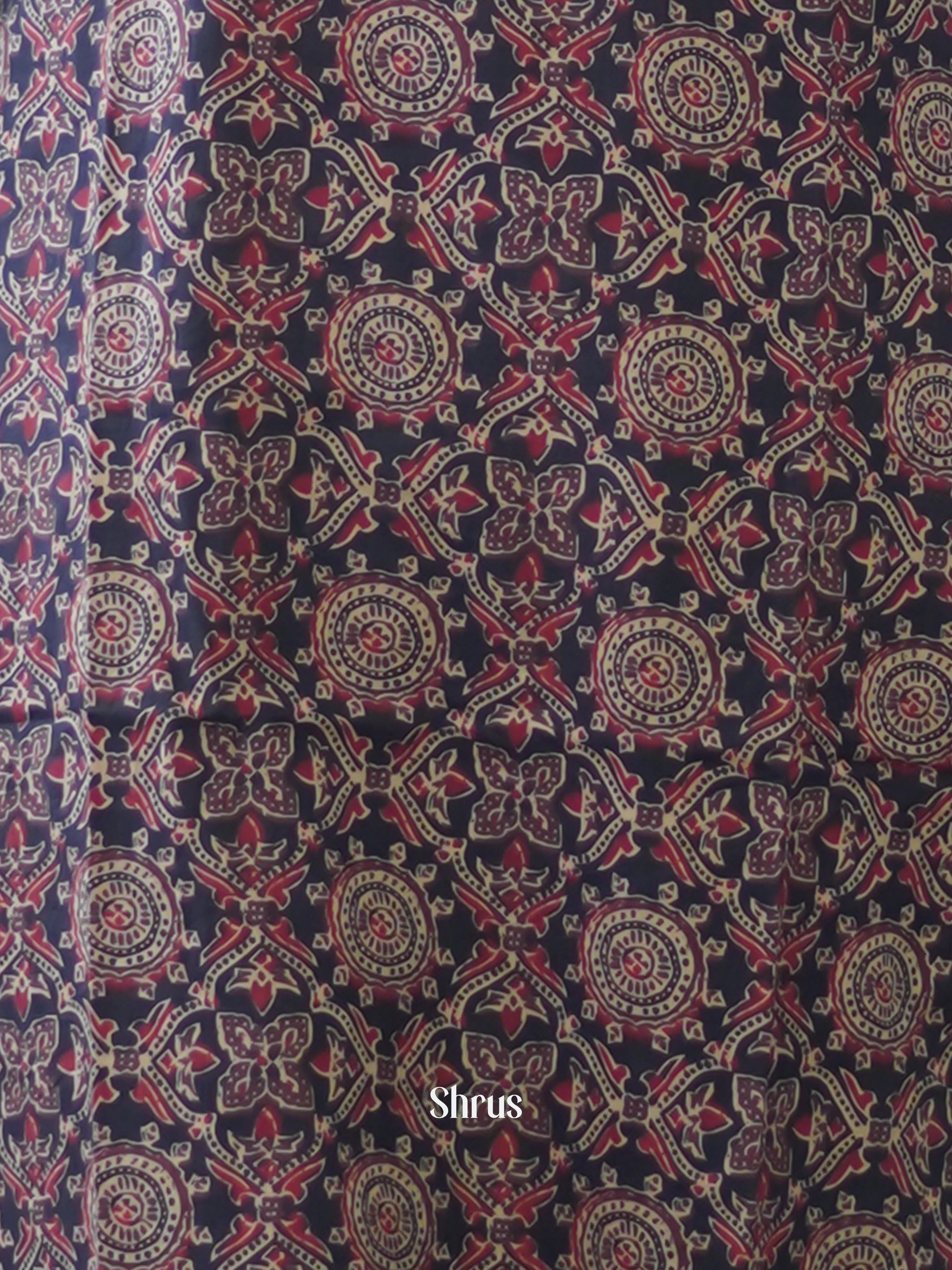 Brown - 3pc ajrakh printed Readymade Suits