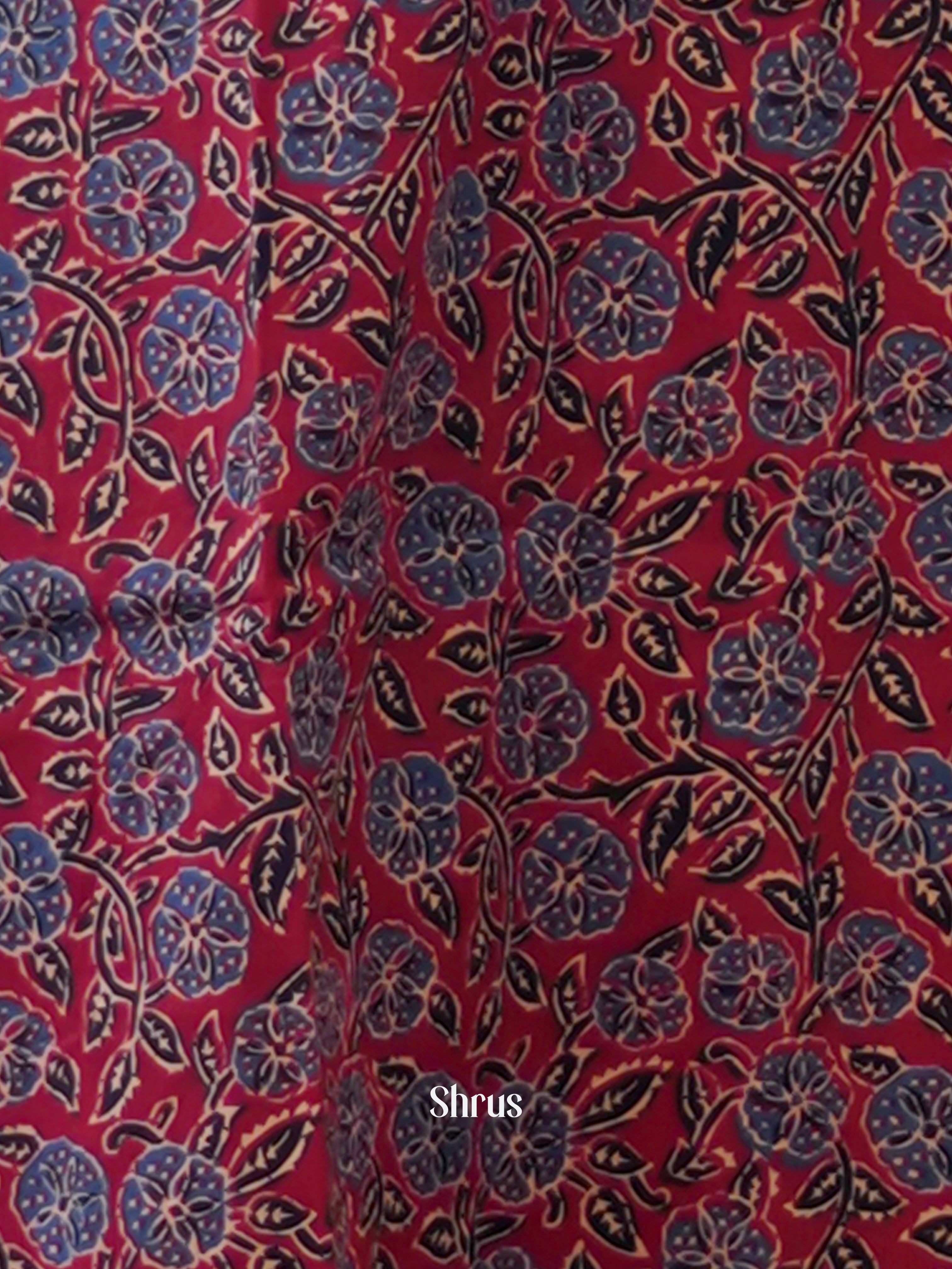 Maroon - 3pc printed Readymade Suits