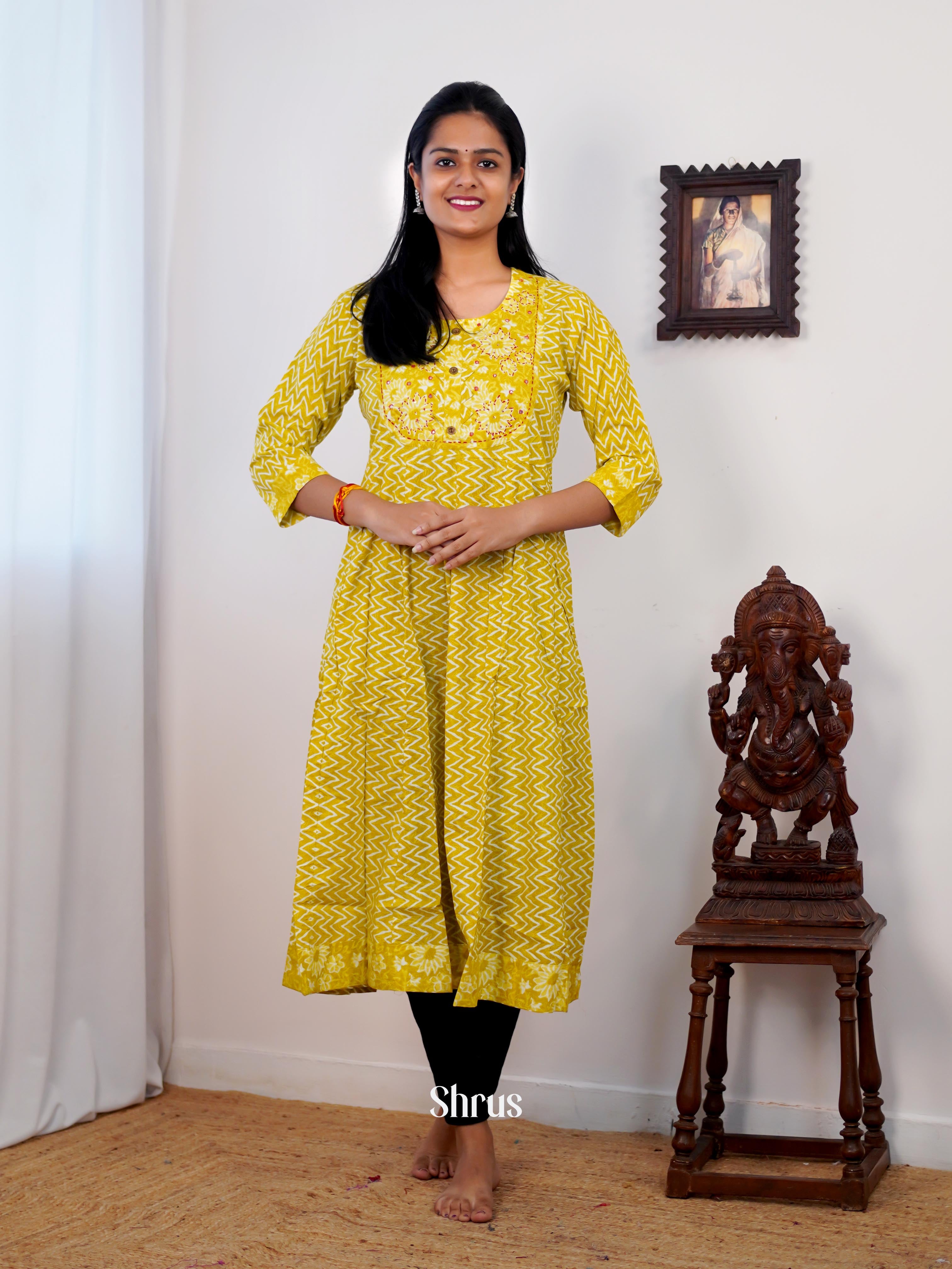 Mustard - Readymade kurti