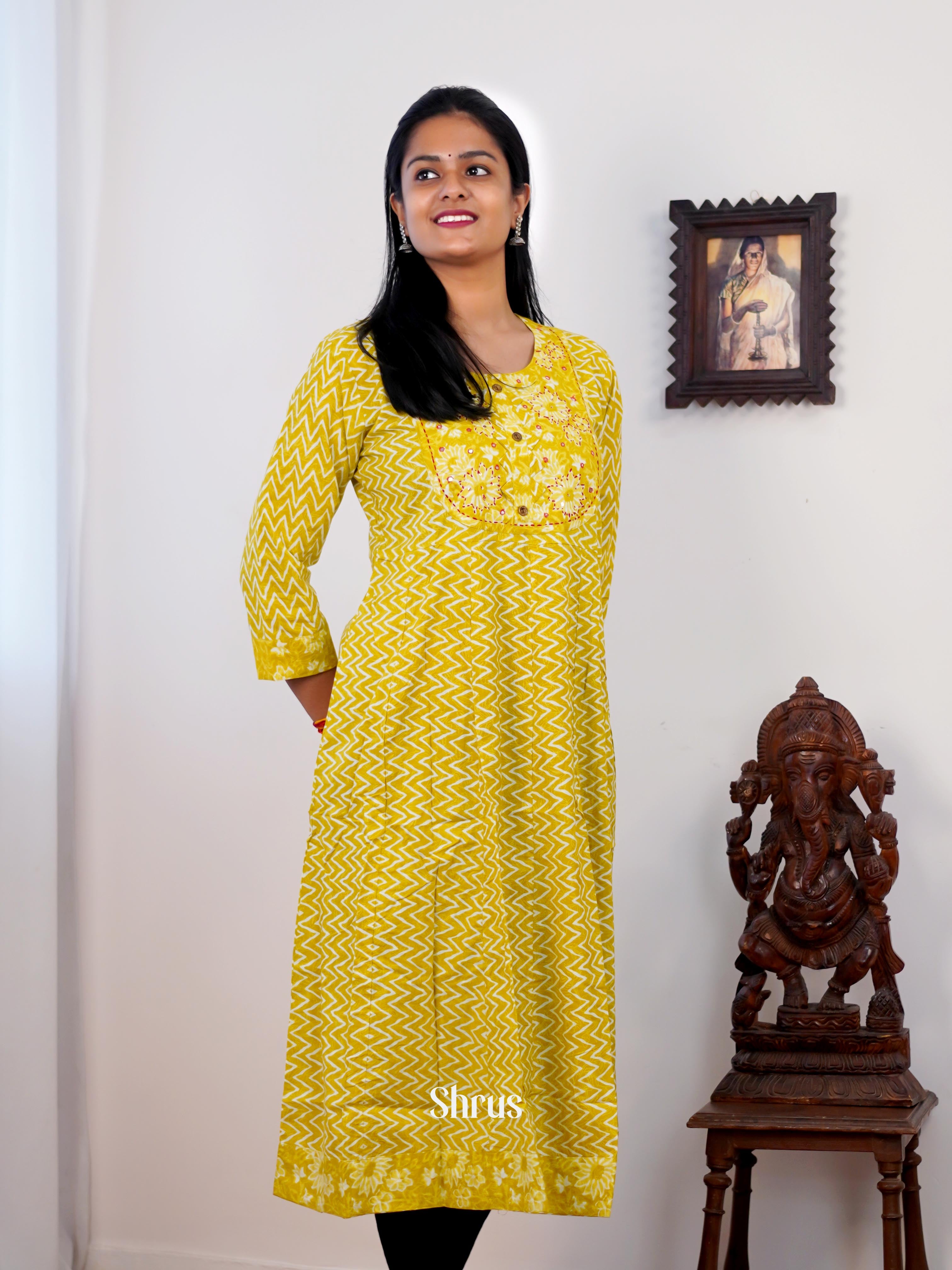 Mustard - Readymade kurti