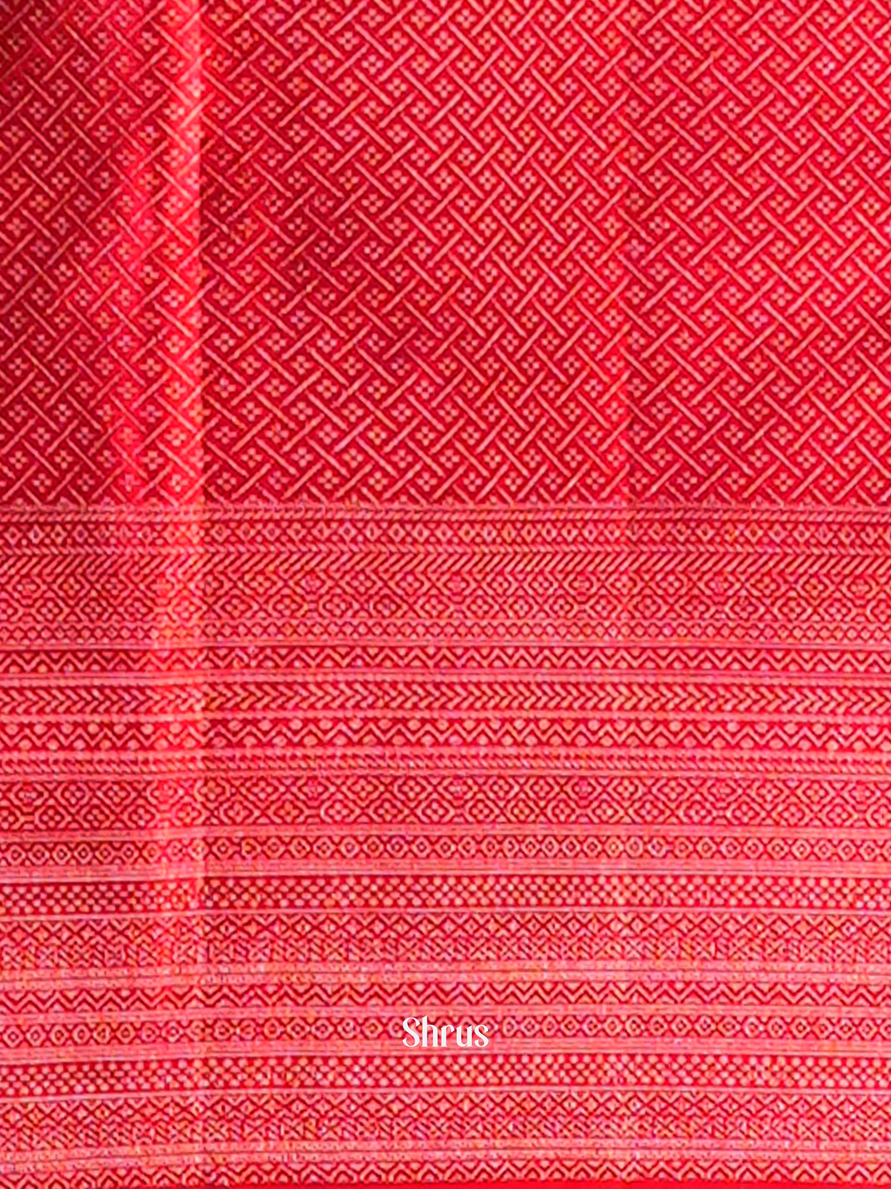 Red - Kanchipuram silk Saree