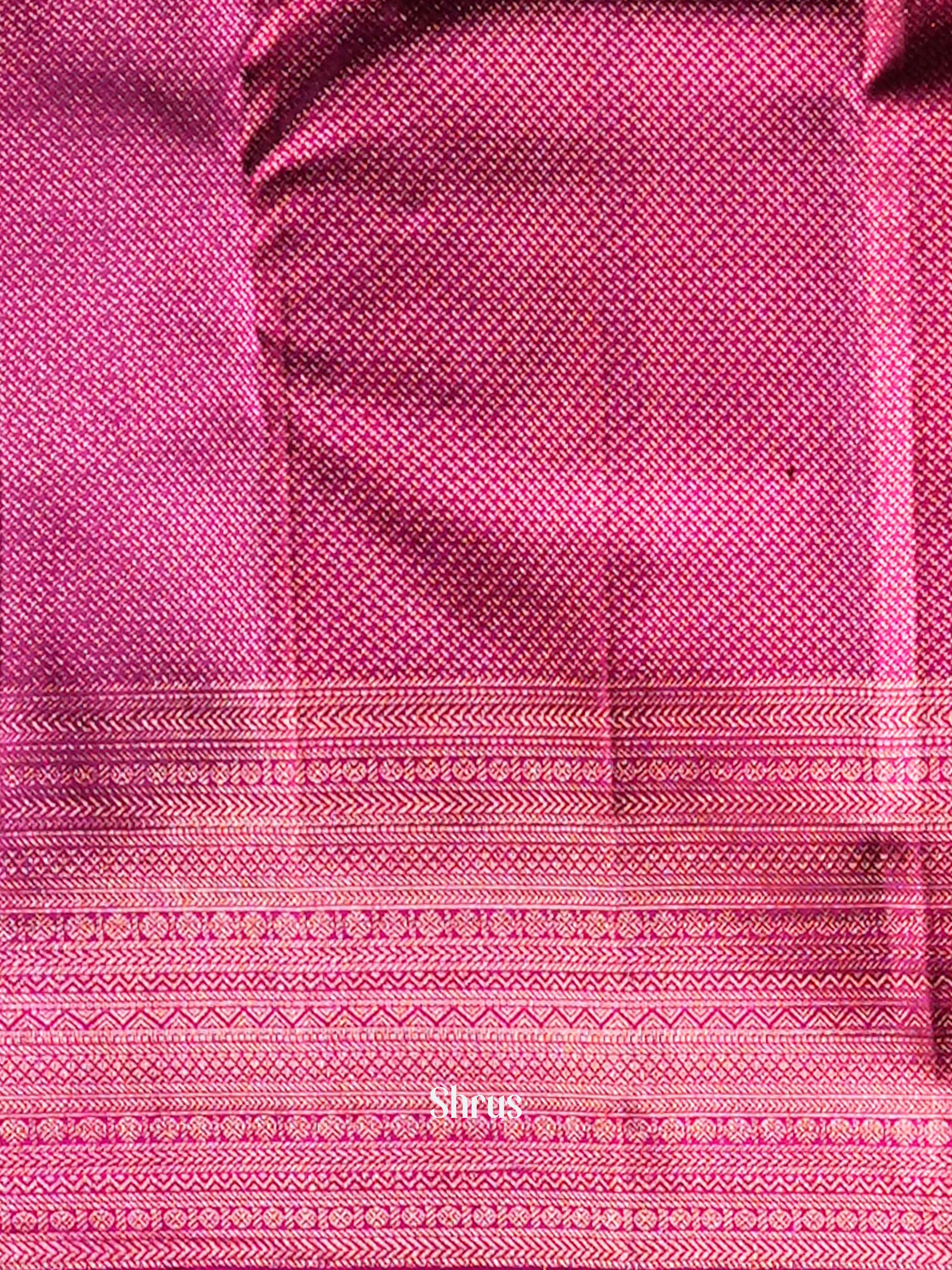 Magenta - Kanchipuram silk Saree