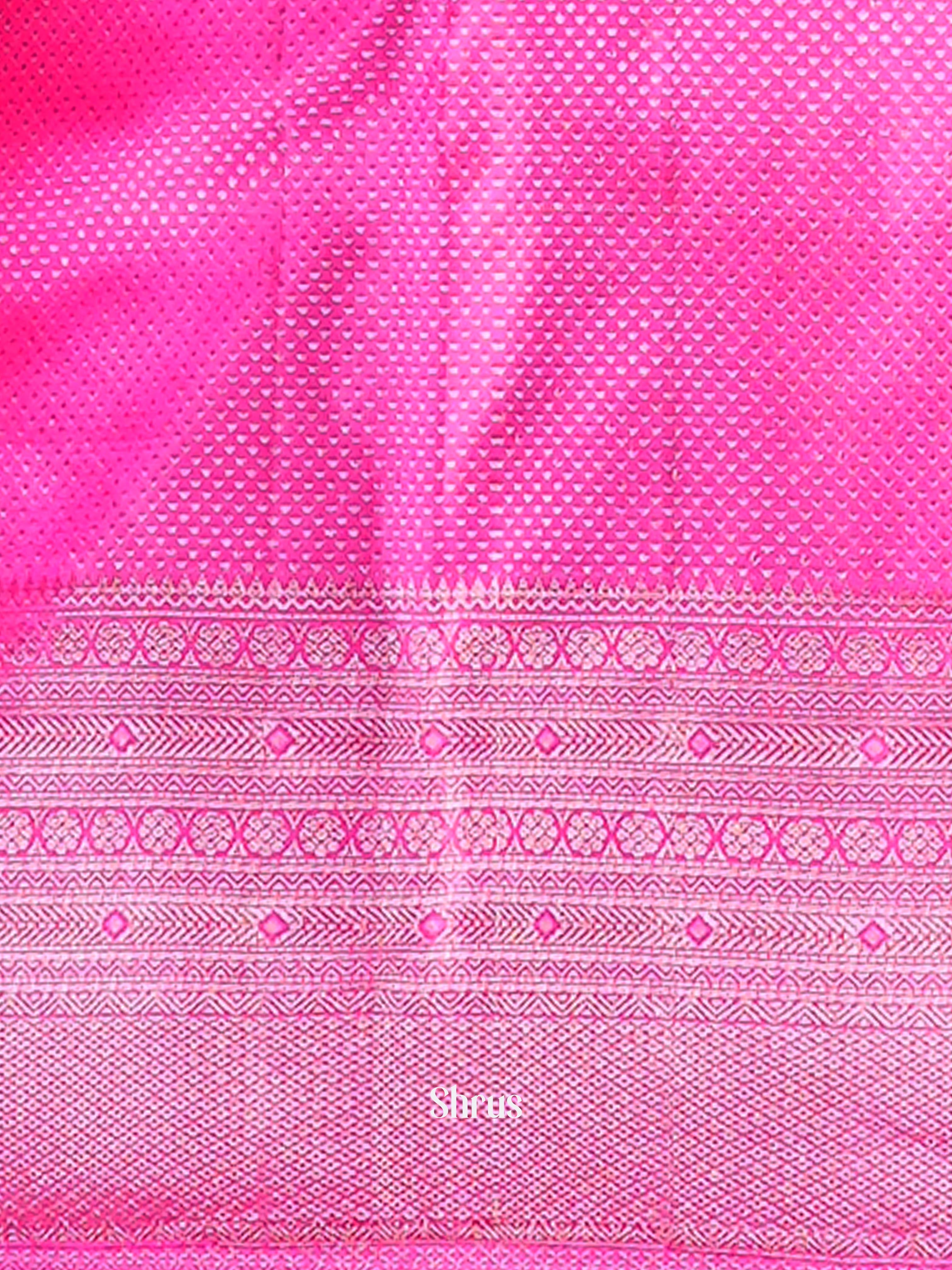 Majenta Pink - Kanchipuram silk Saree