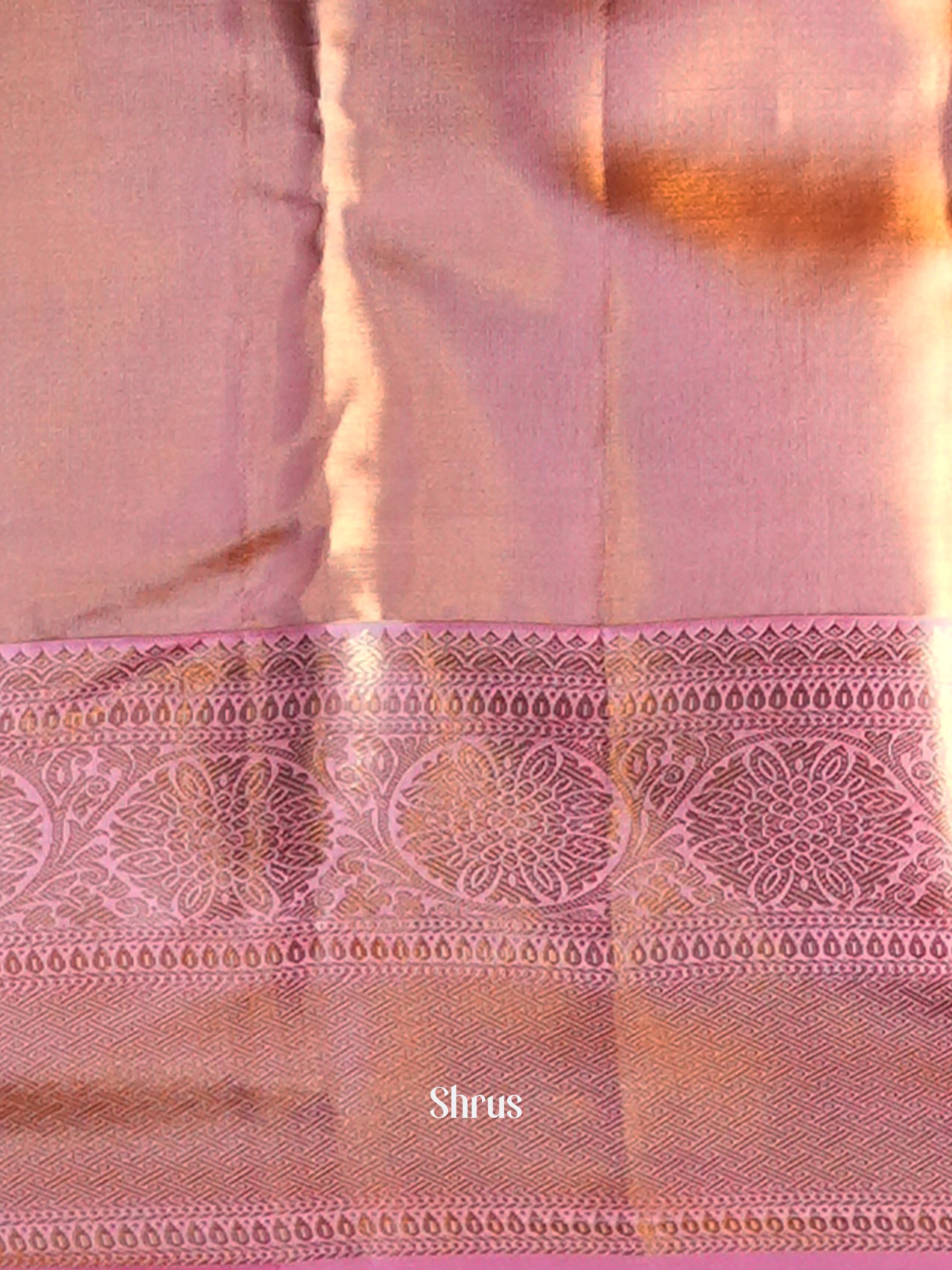 Pink & Gold- Kanchipuram silk Saree