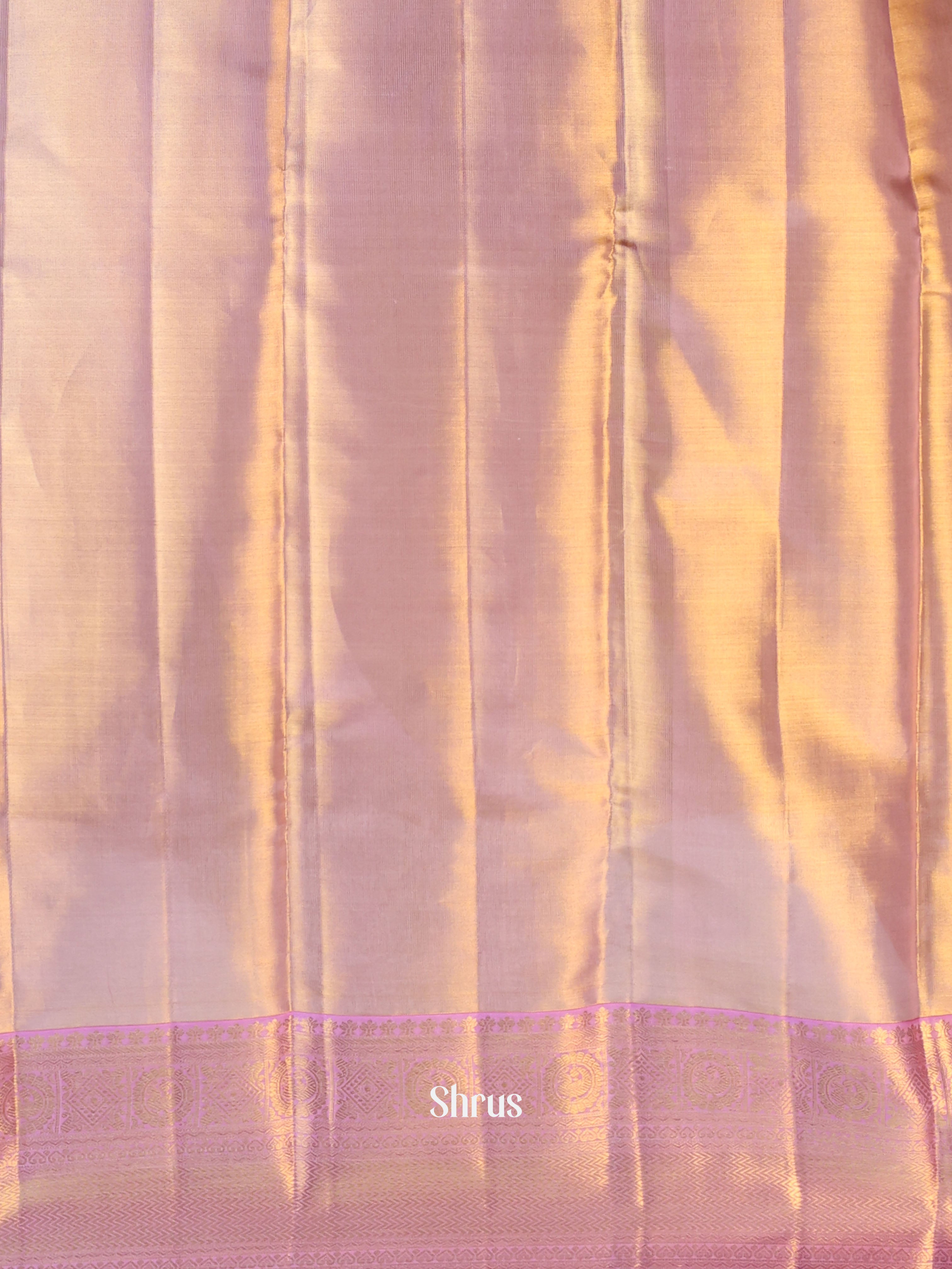 Pink - Kanchipuram silk Saree