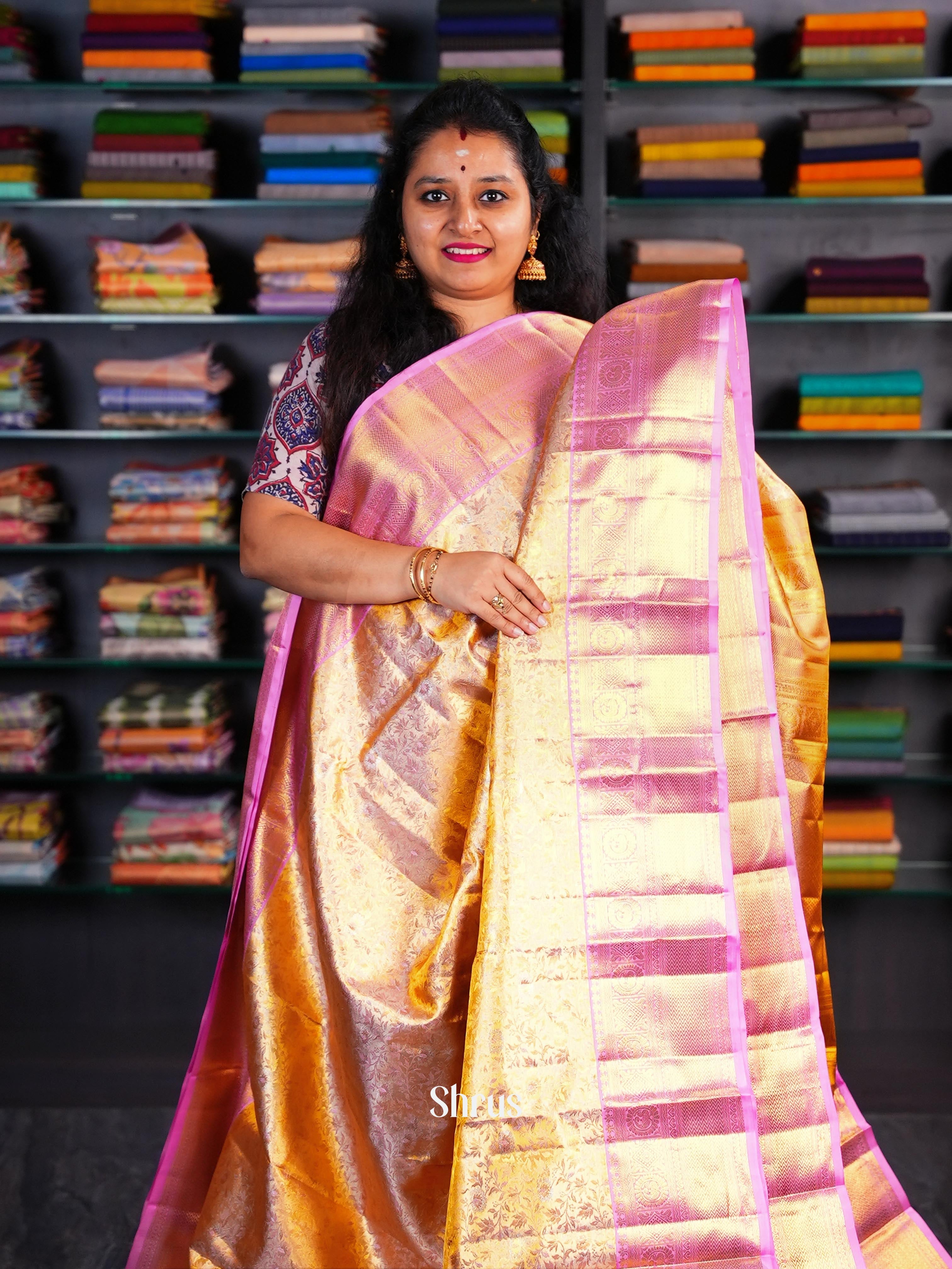 CIS04014 - Kanchipuram silk Saree