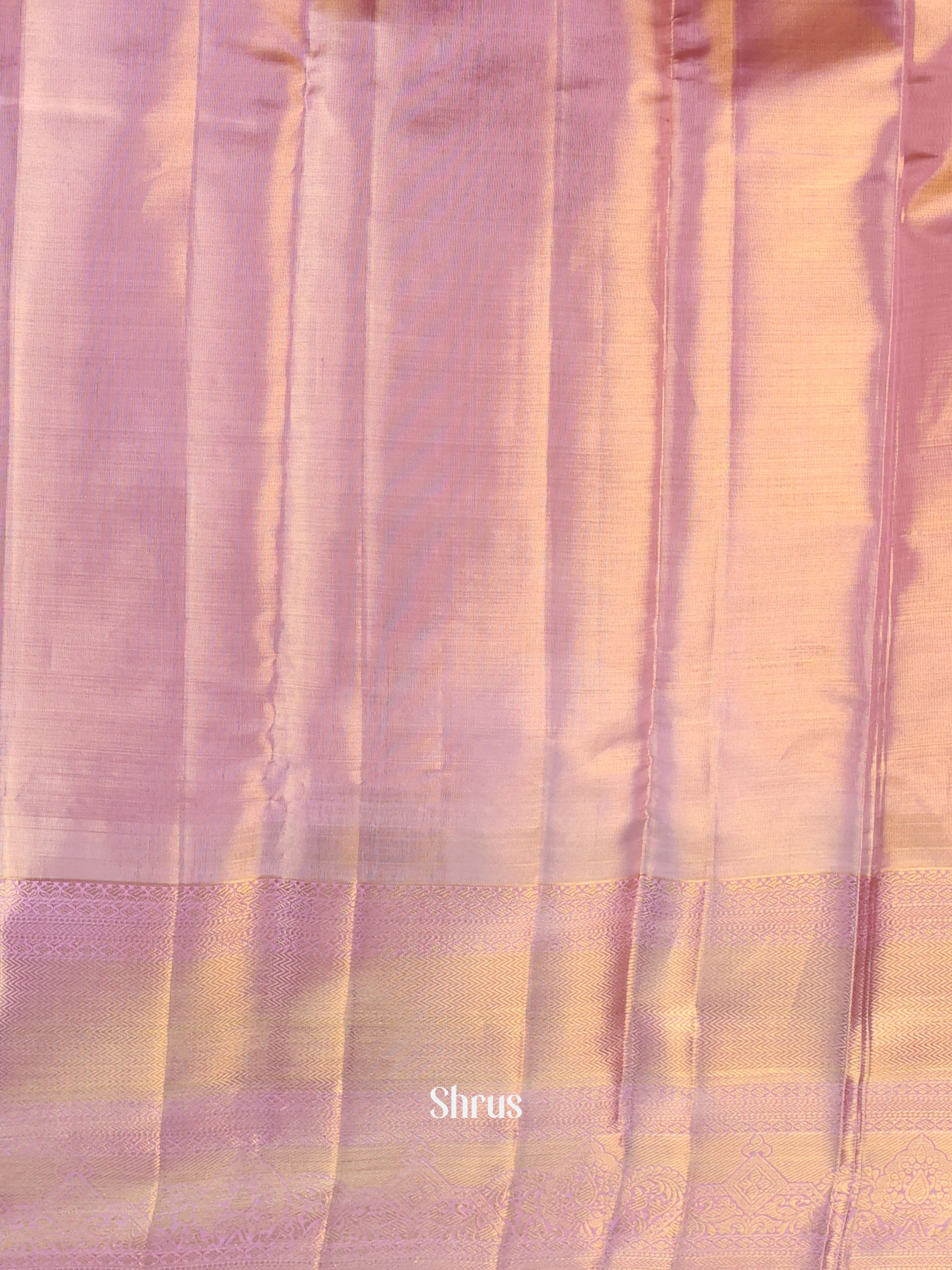 Pink - Kanchipuram silk  Saree