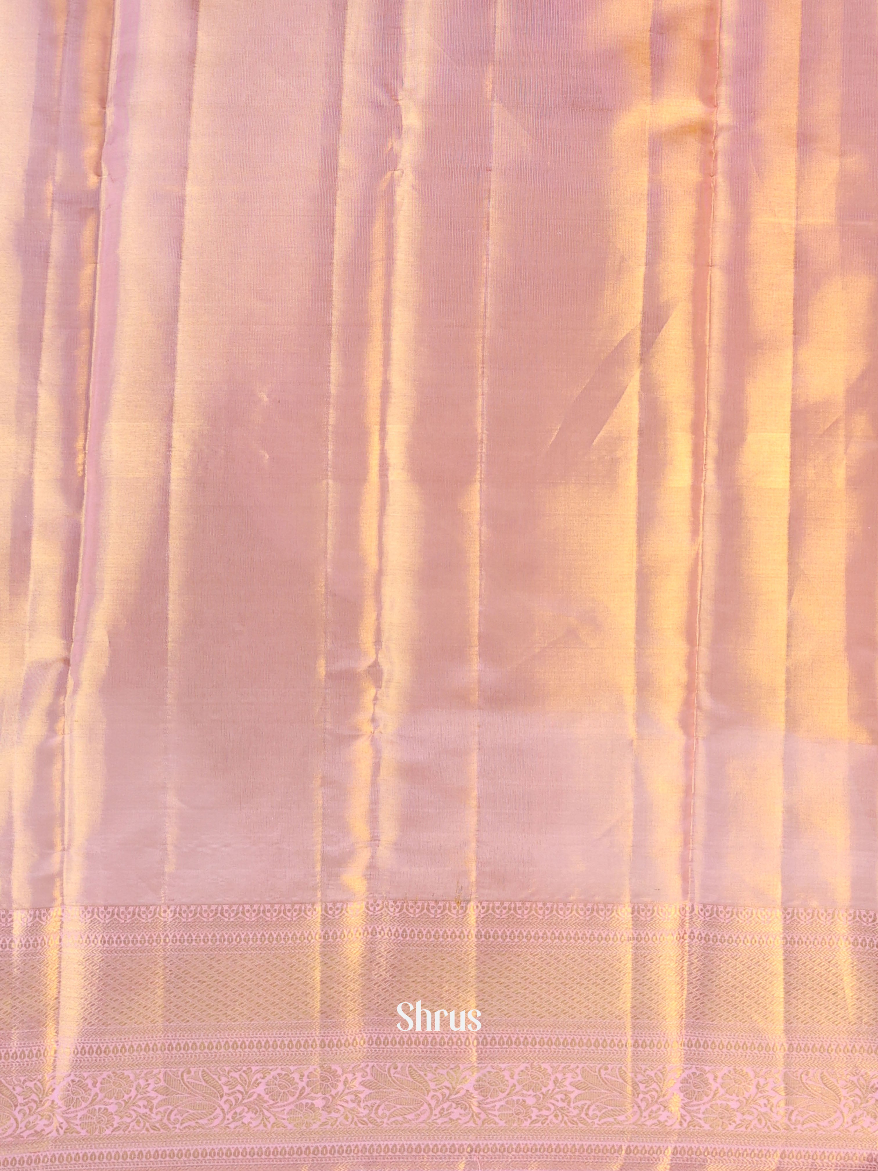 Pink & Gold - Kanchipuram silk  Saree