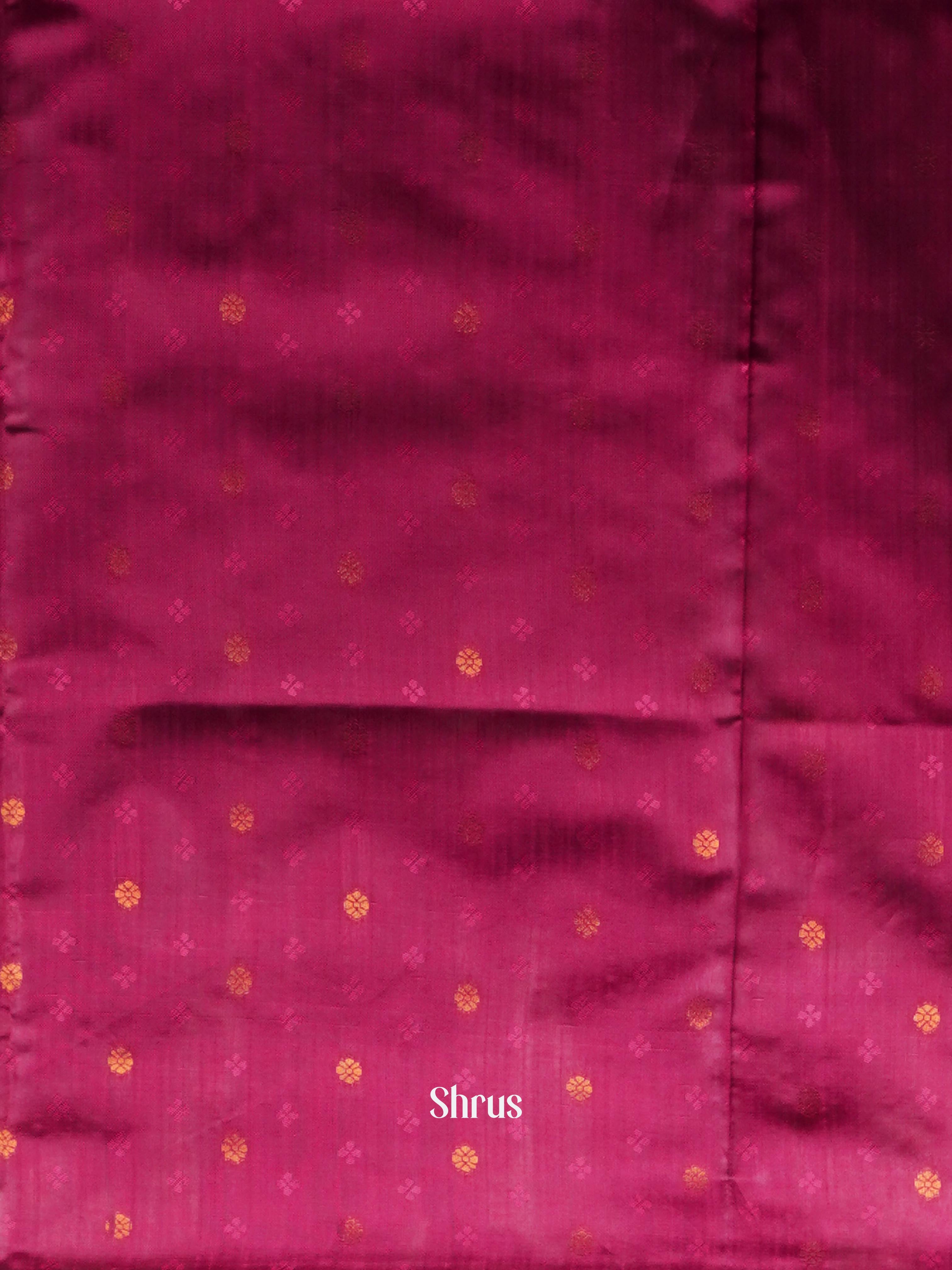 Pink & multi colour - Semi Kanchipuram Saree