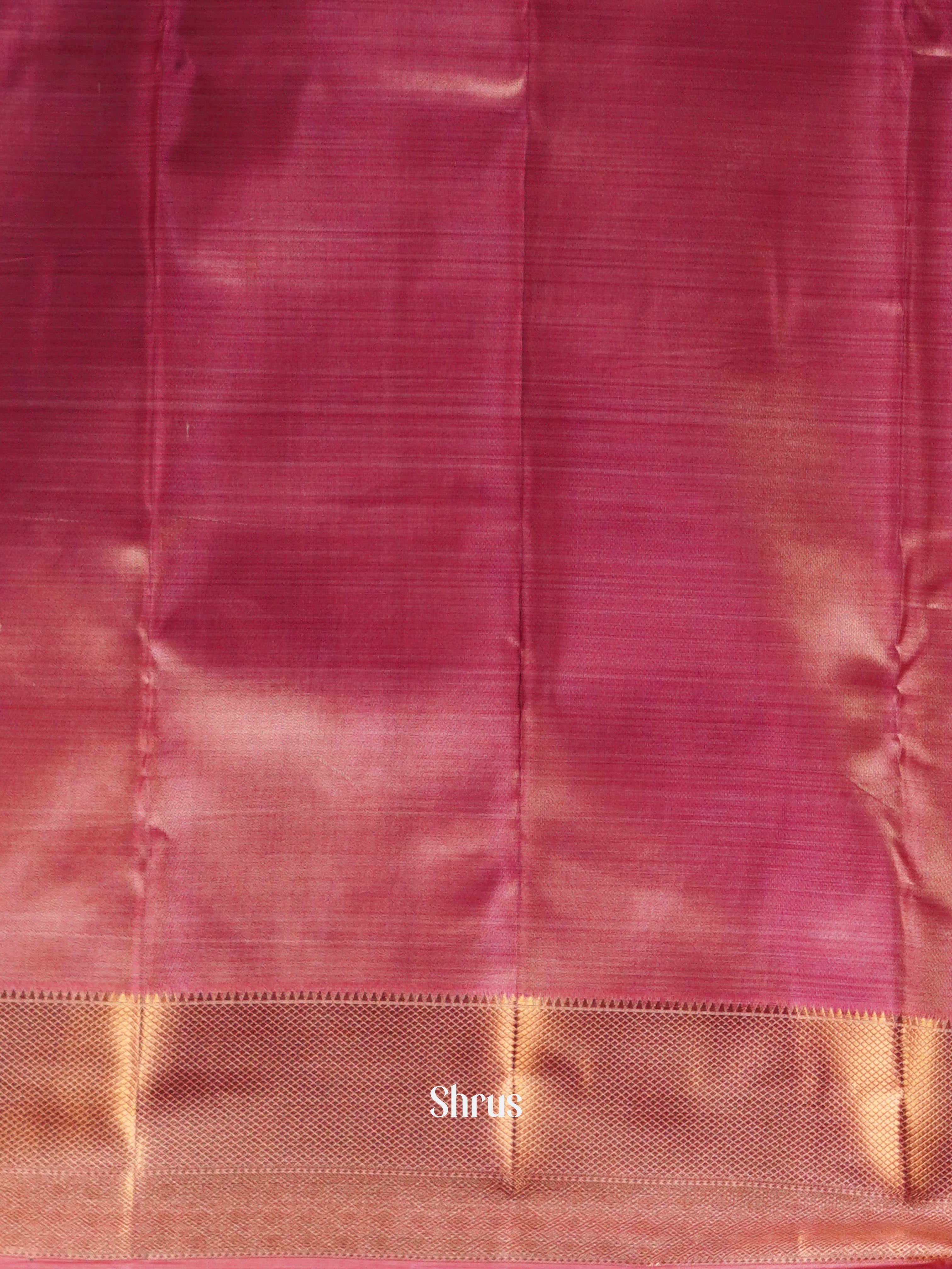 Elachi green - Kanchipuram-halfpure saree