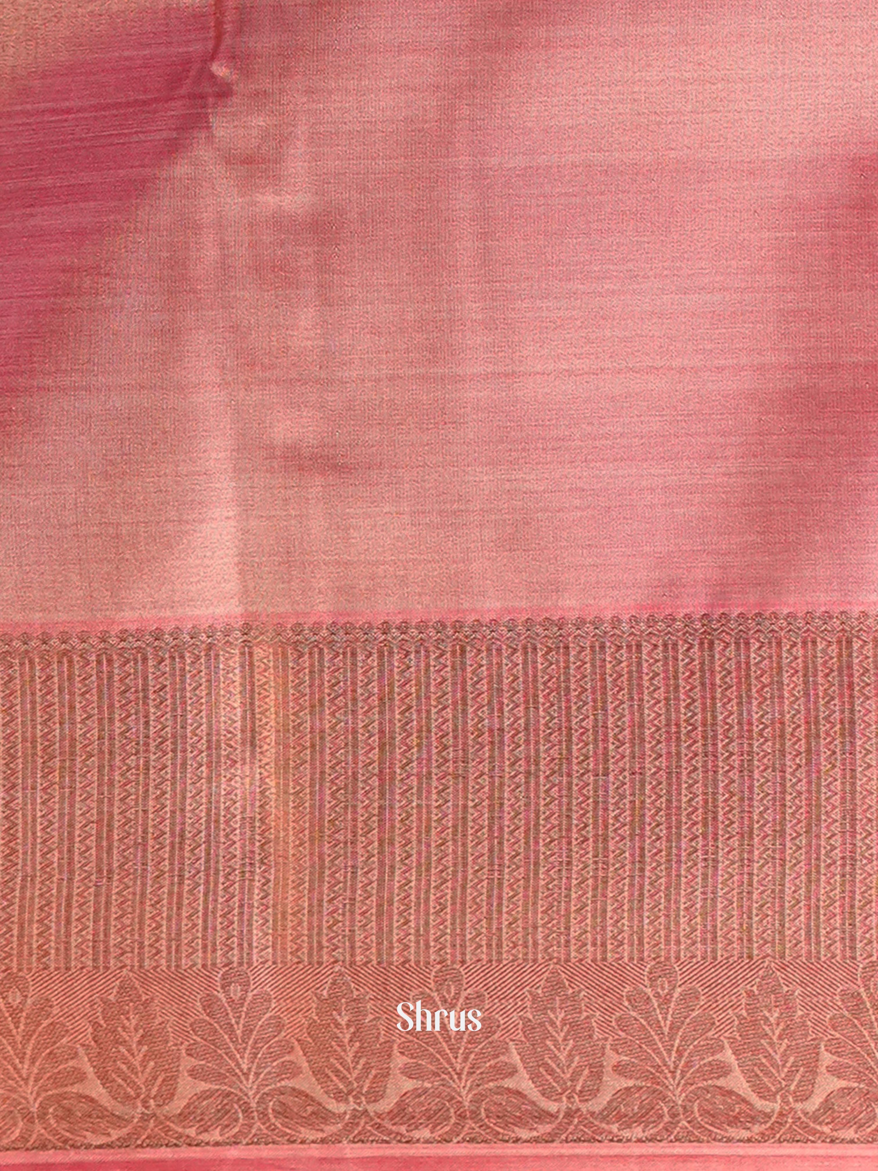 Green Pink - Kanchipuram-halfpure Saree