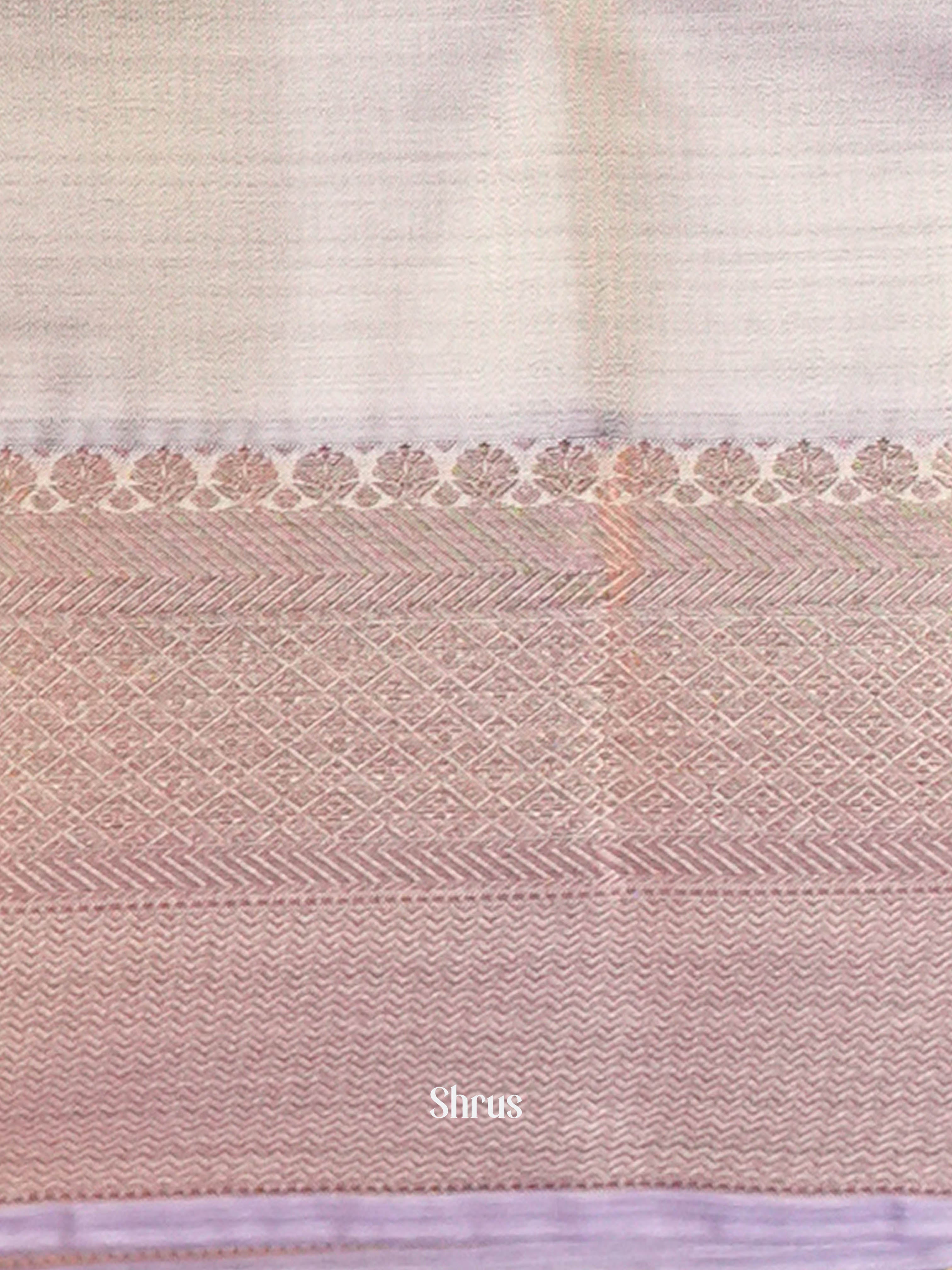 Purple - Kanchipuram-halfpure Saree