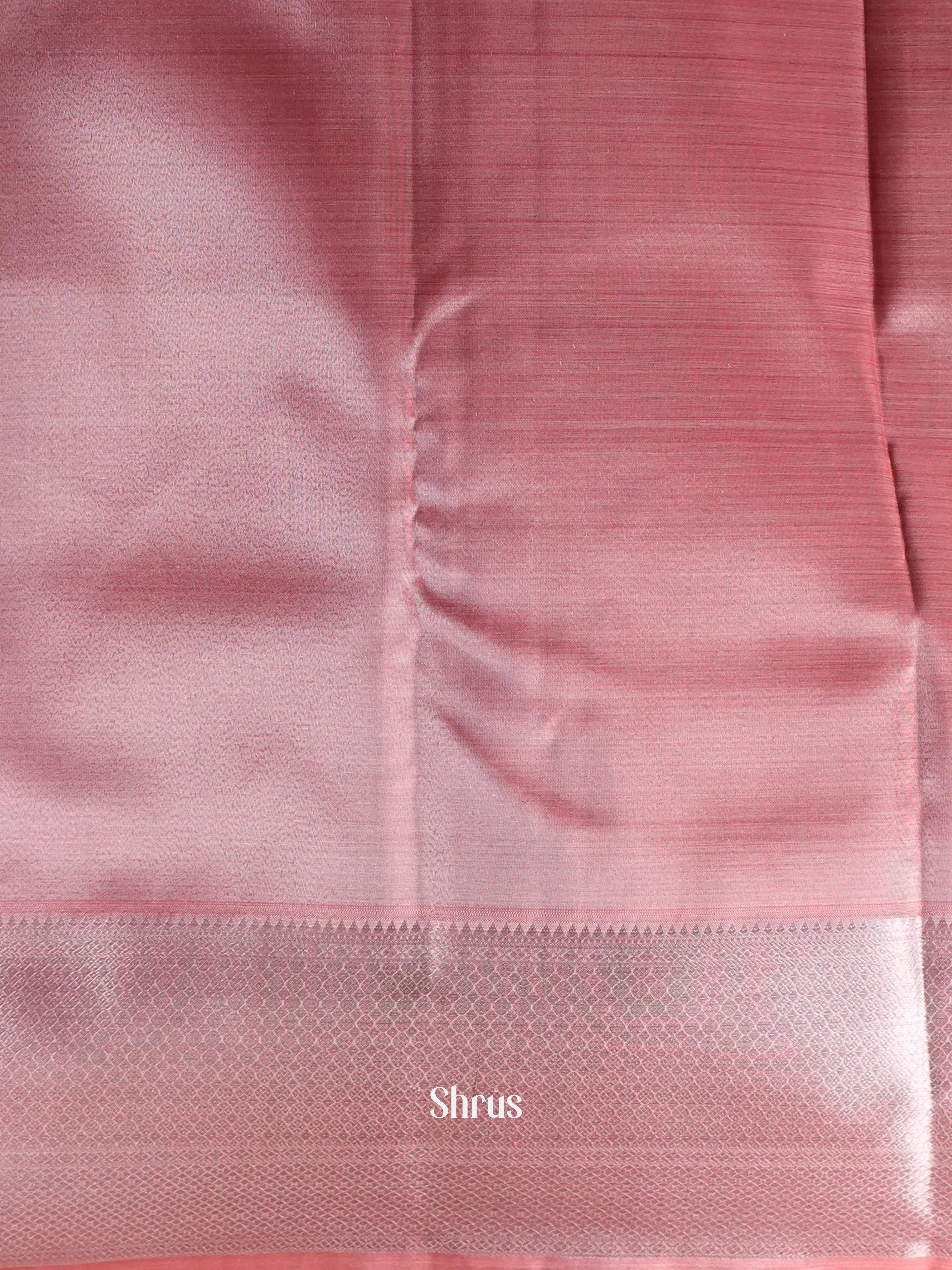 Pink - Kanchipuram-halfpure Saree