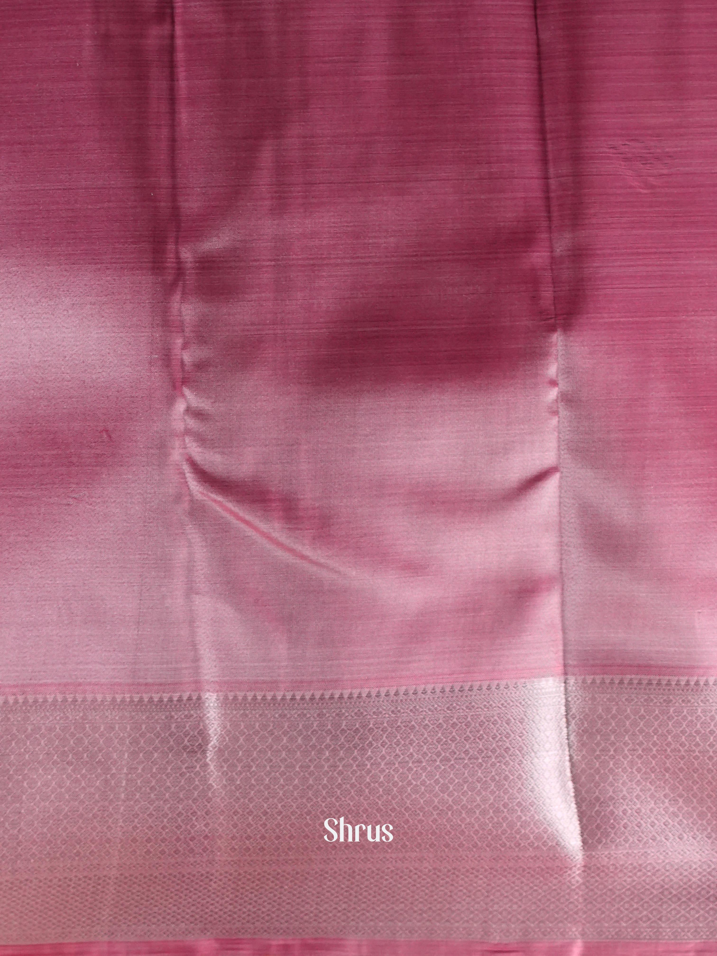 Peach & Pink - Kanchipuram-halfpure Saree