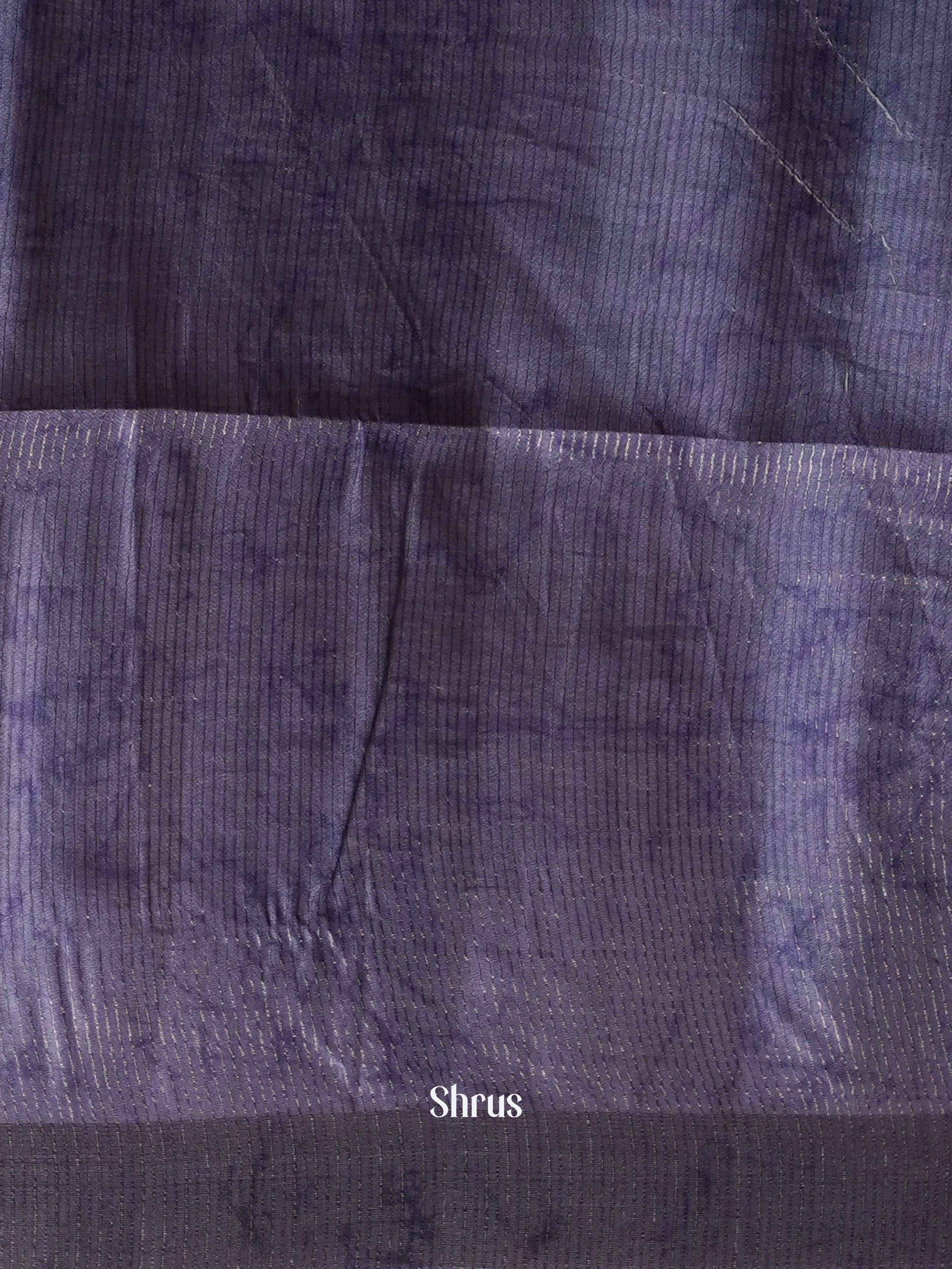 Mild Lavender - Moonga silk Saree