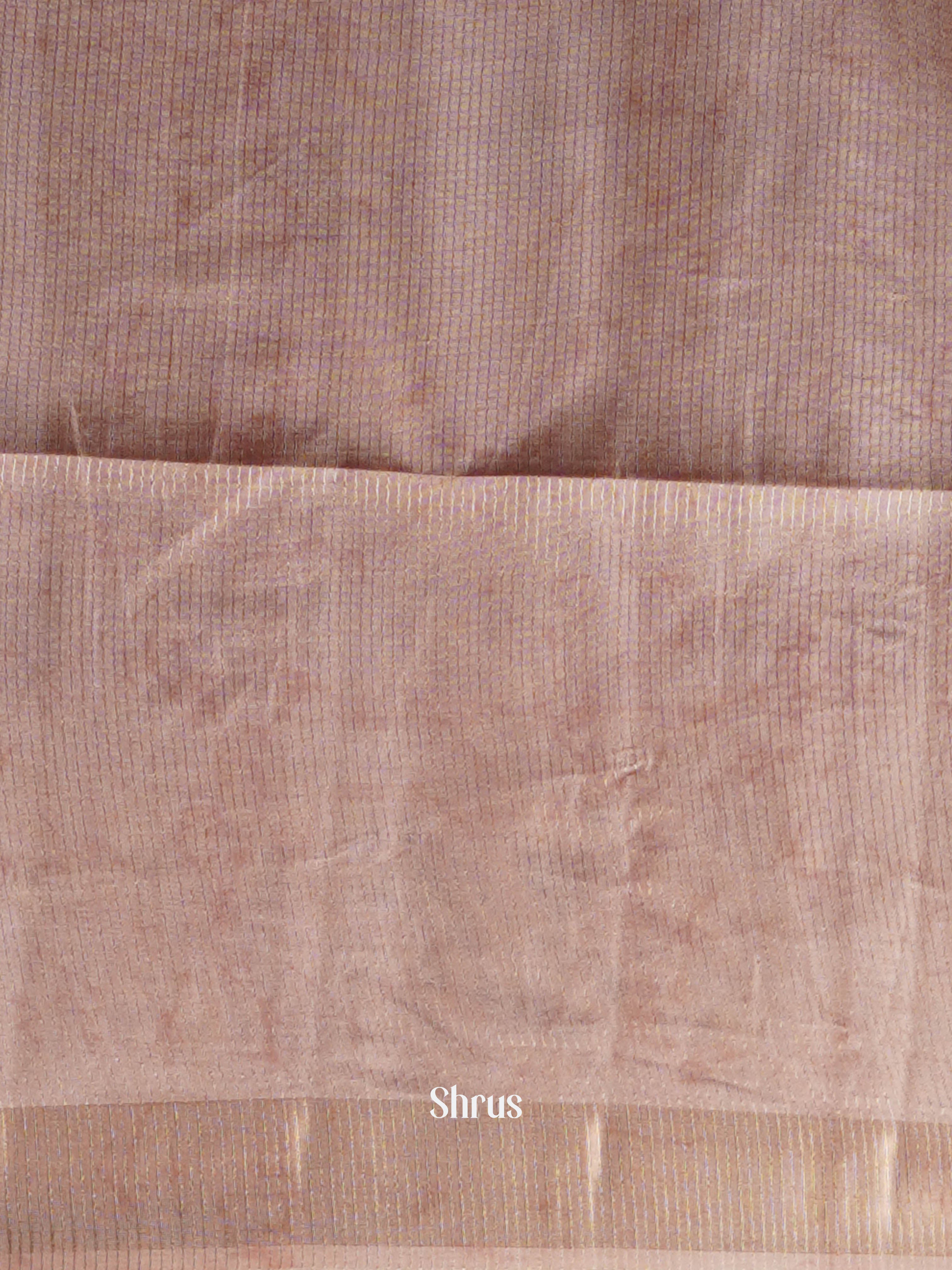 Onion Pink - Moonga silk Saree