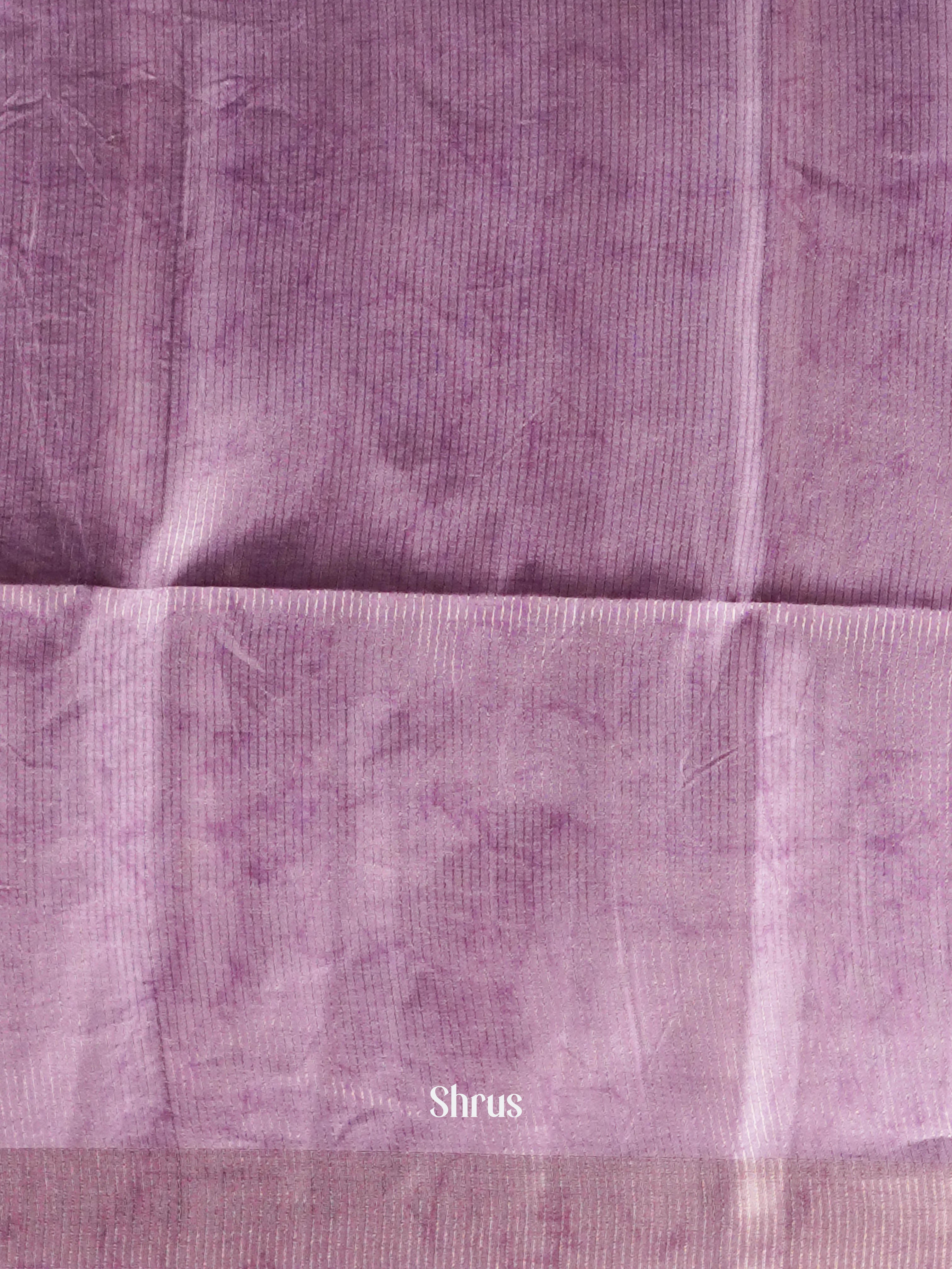 Lavender - Moonga silk Saree