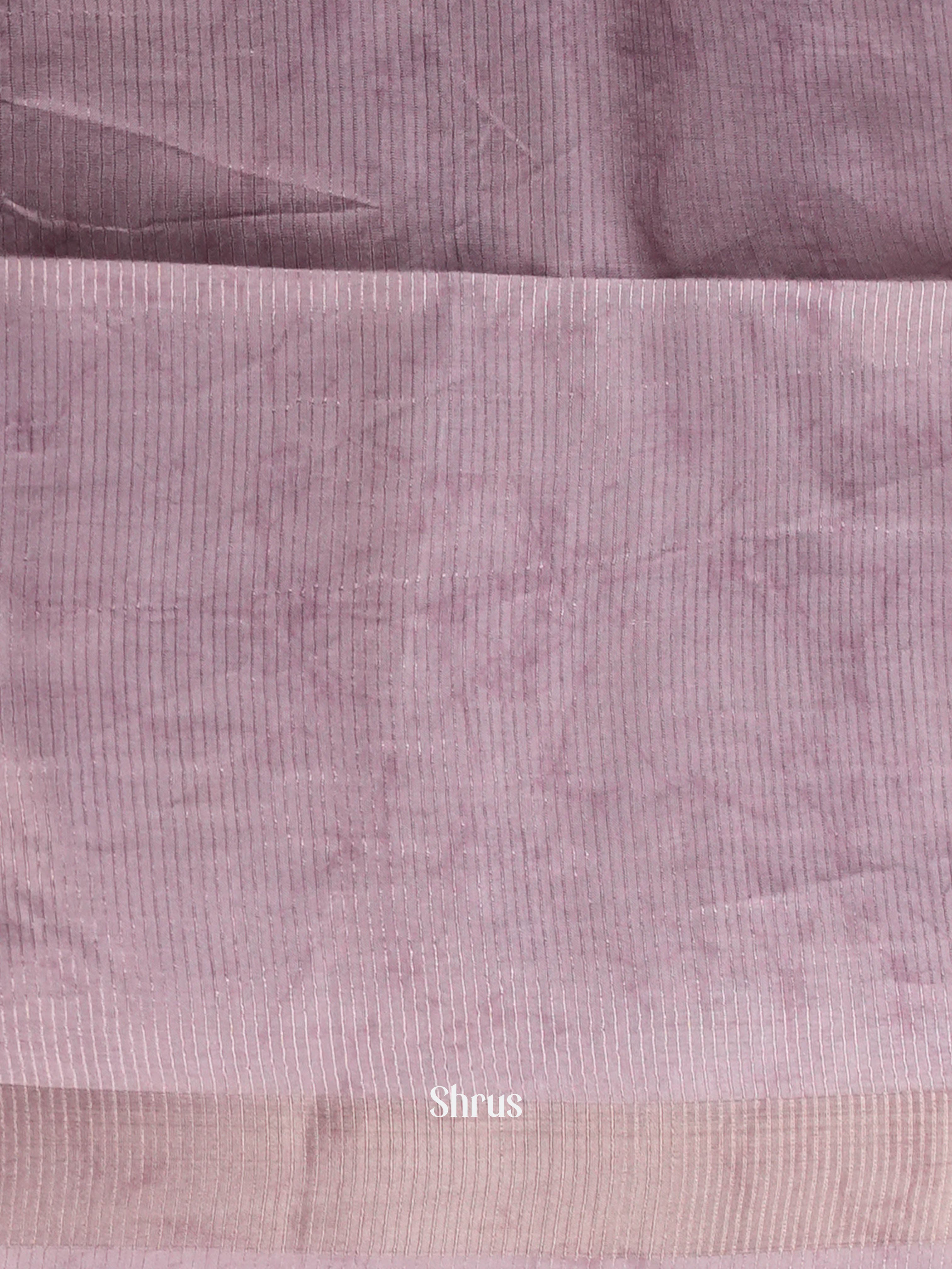 Soft Pink  - Moonga Silk Saree