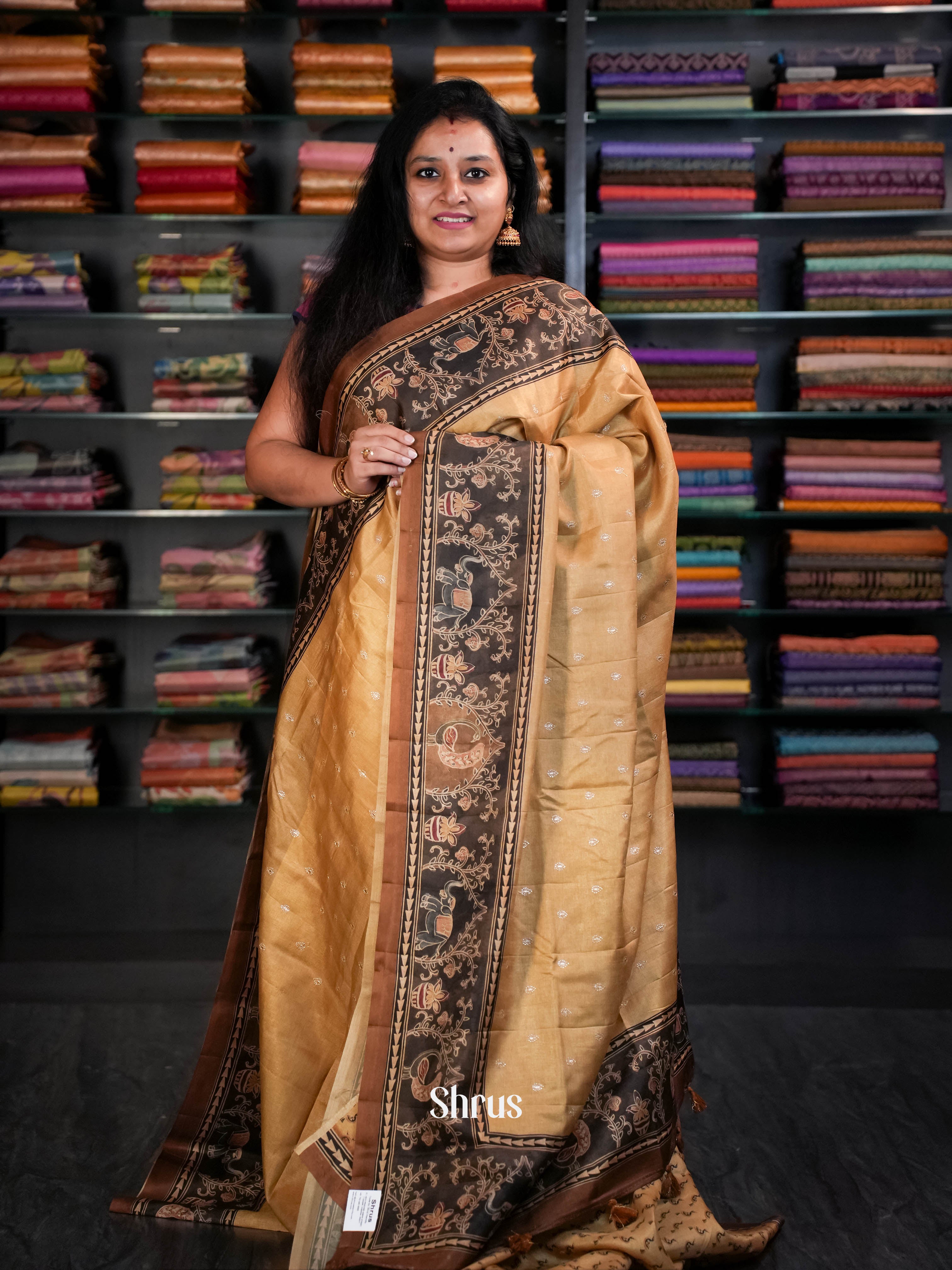 Light Golden Brown  - Moonga Silk