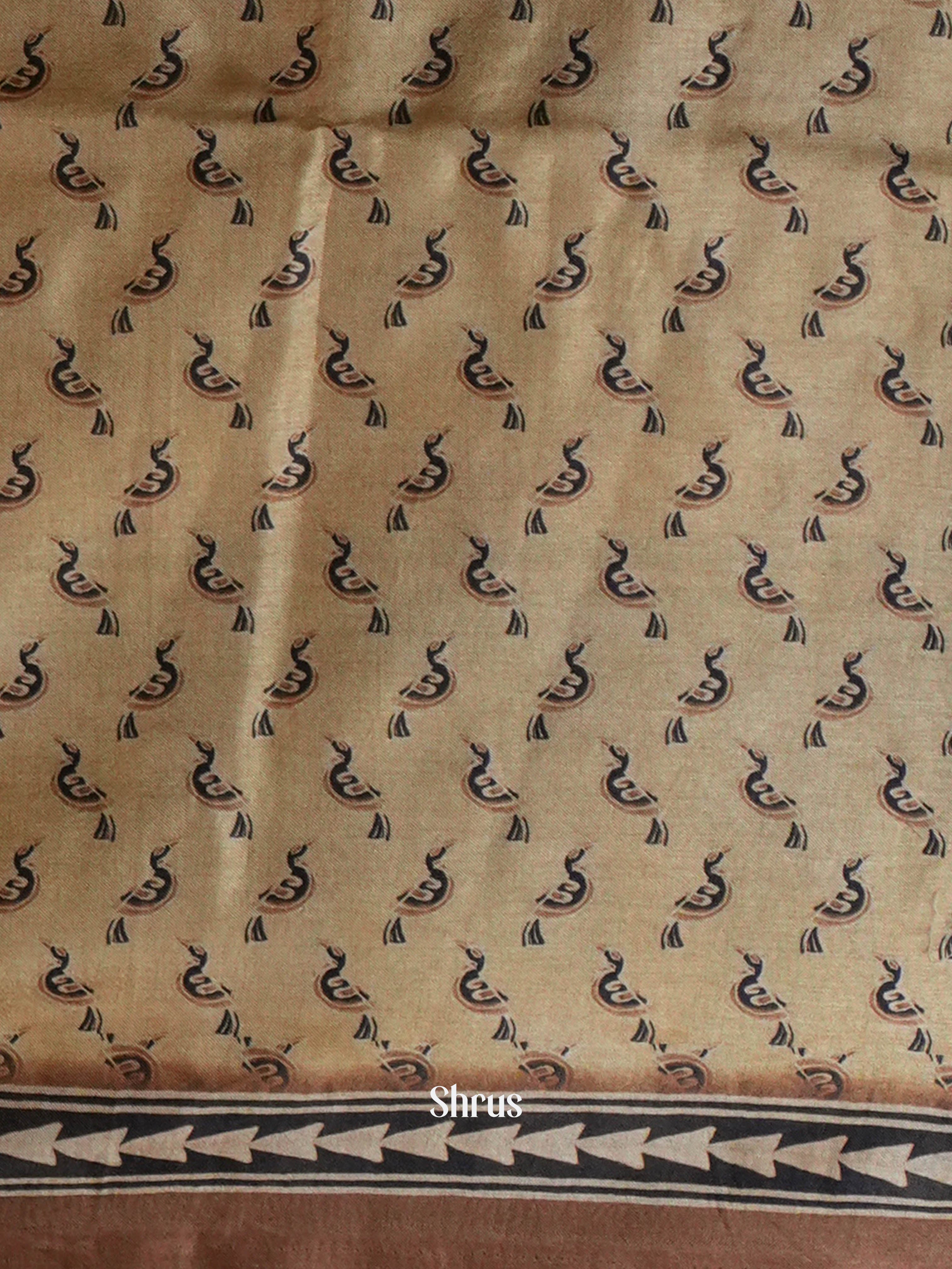 Light Golden Brown  - Moonga Silk