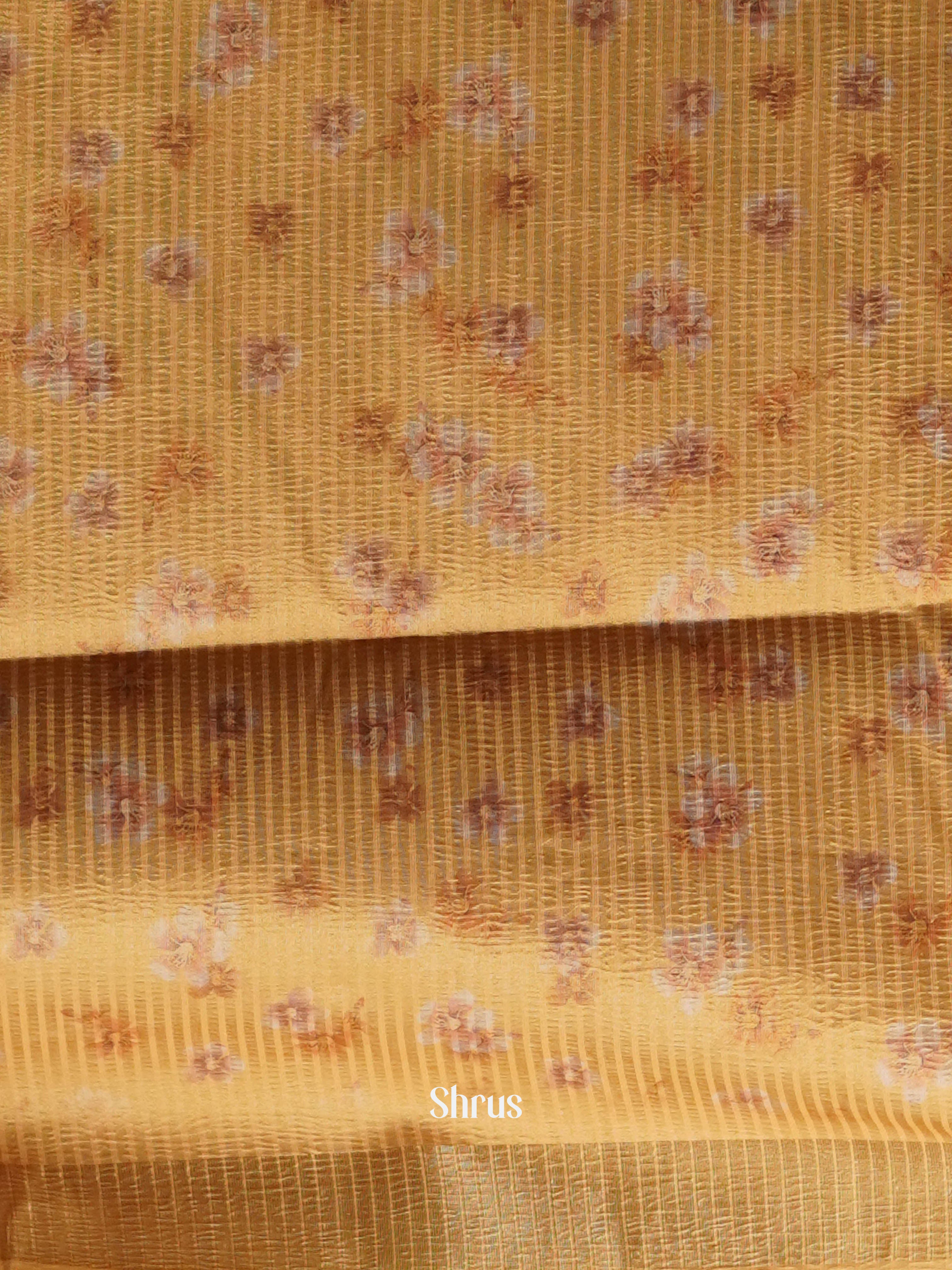 Glitterring Golden Yellow - Bamboo silk