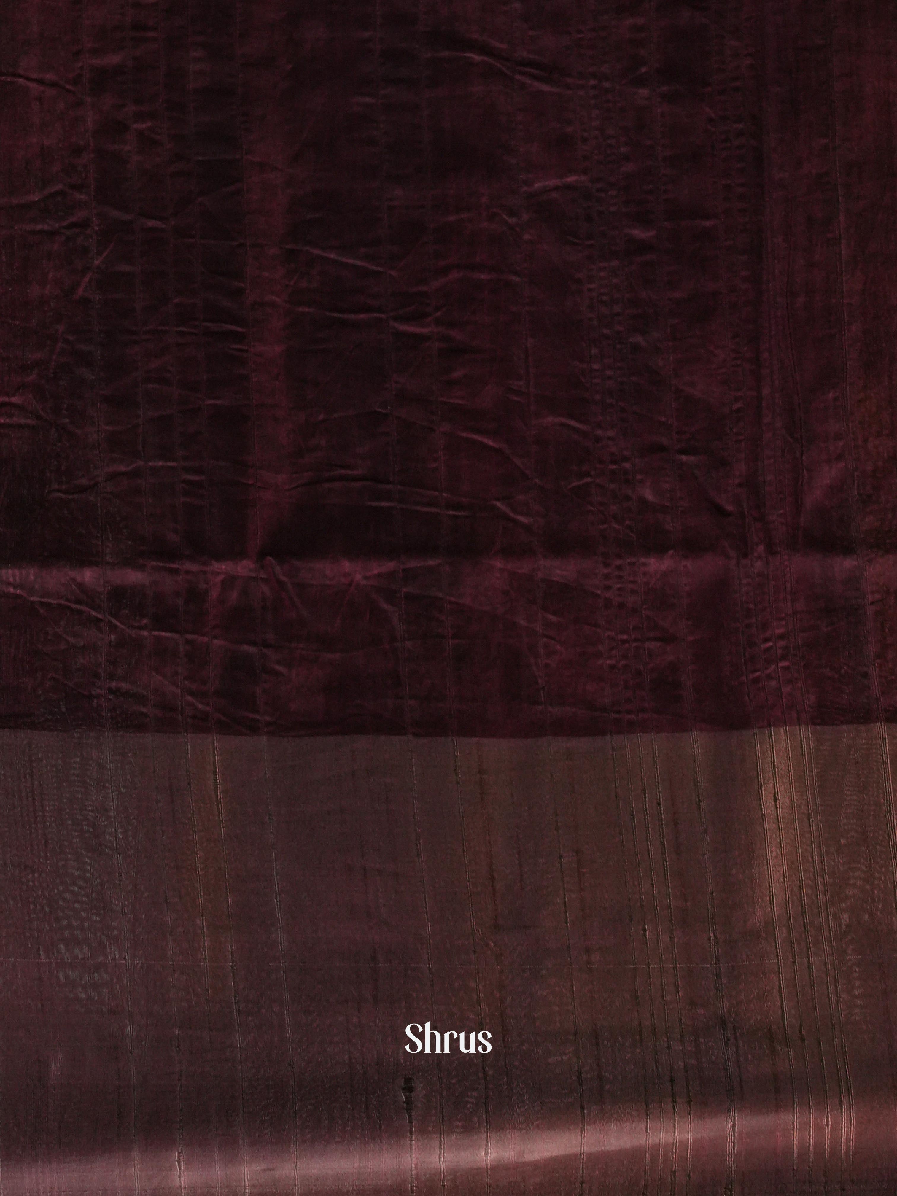 Coffee Brown - Matka Cotton Saree