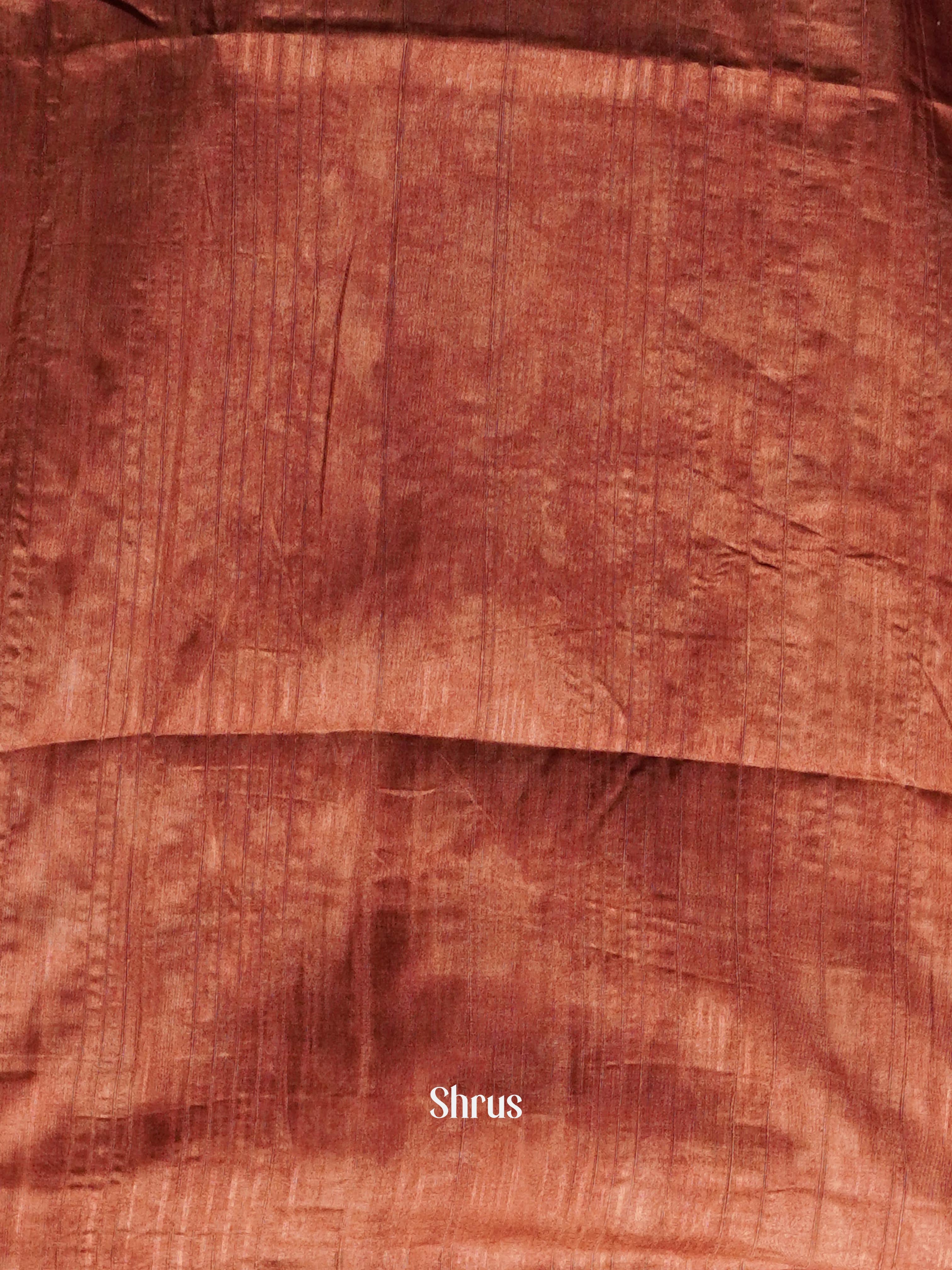 Shades Of Maroon  - matka Cotton Saree