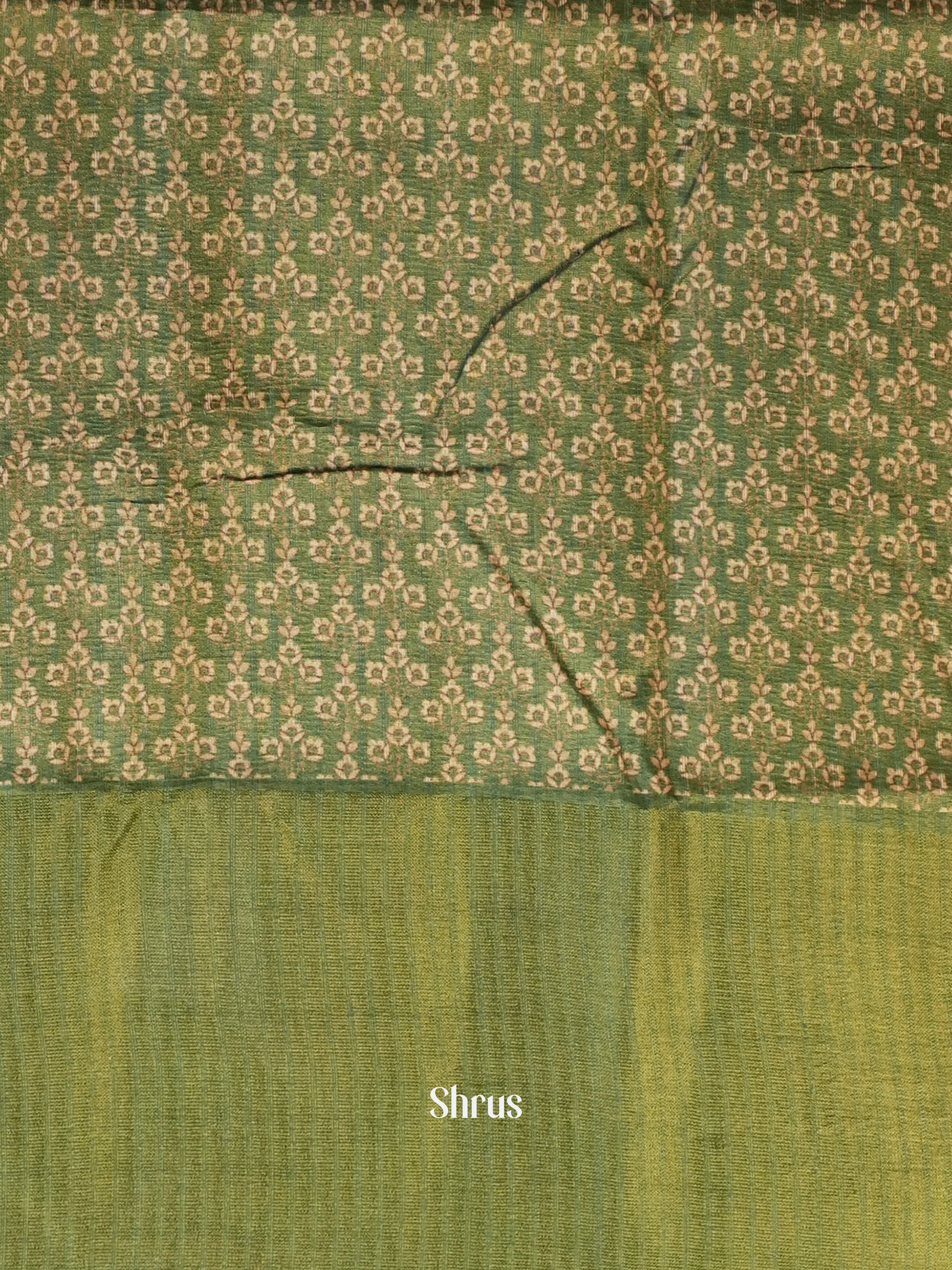 Green - Matka Cotton Saree