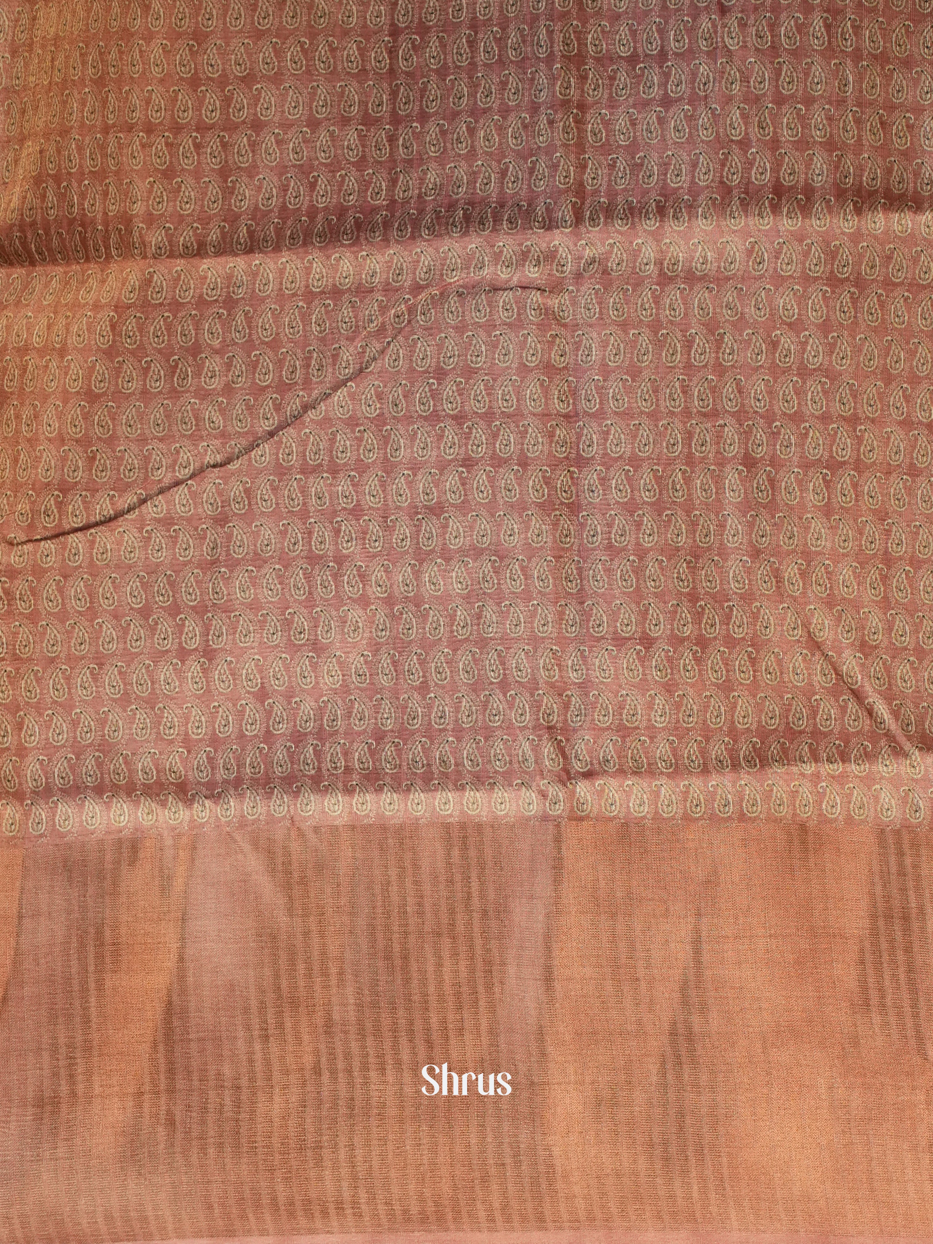 Onion Peel - Matka Cotton Saree