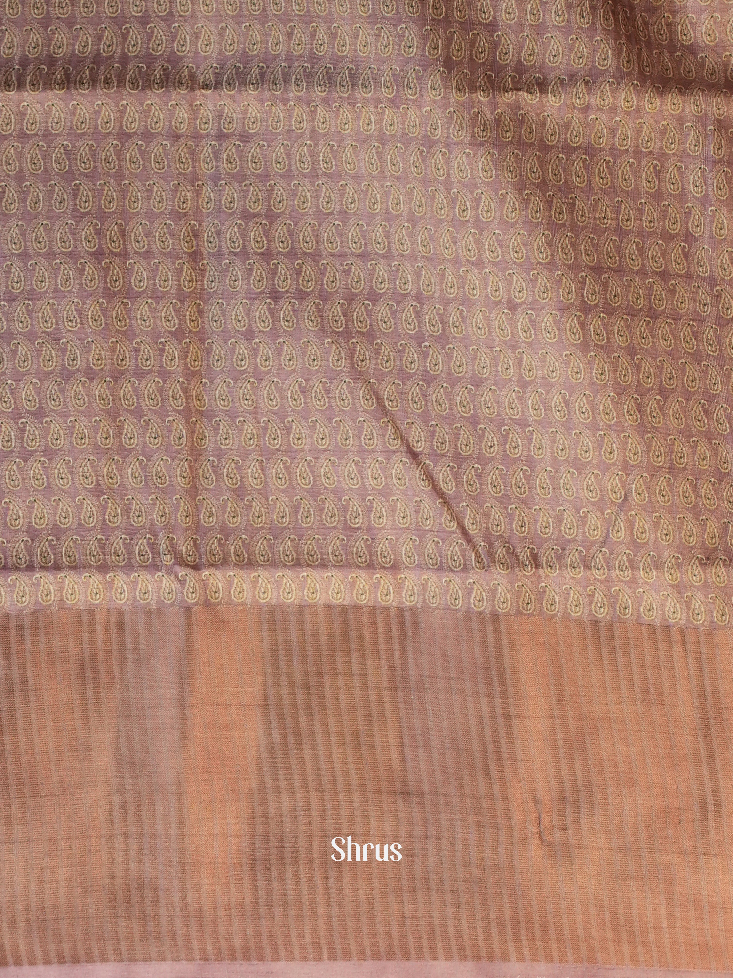 Purple - Matka Cotton Saree