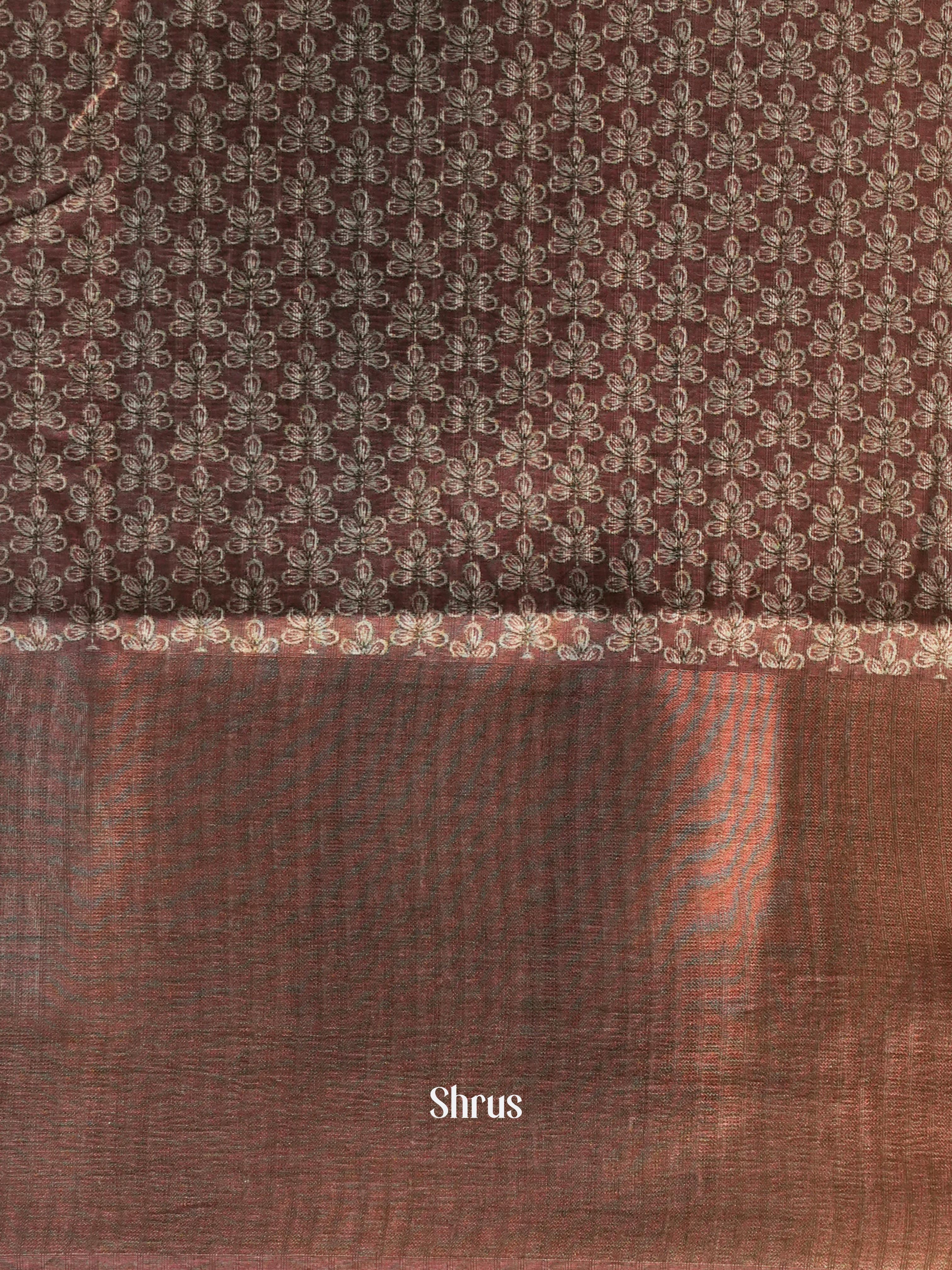 Onion Peel - Matka Cotton Saree