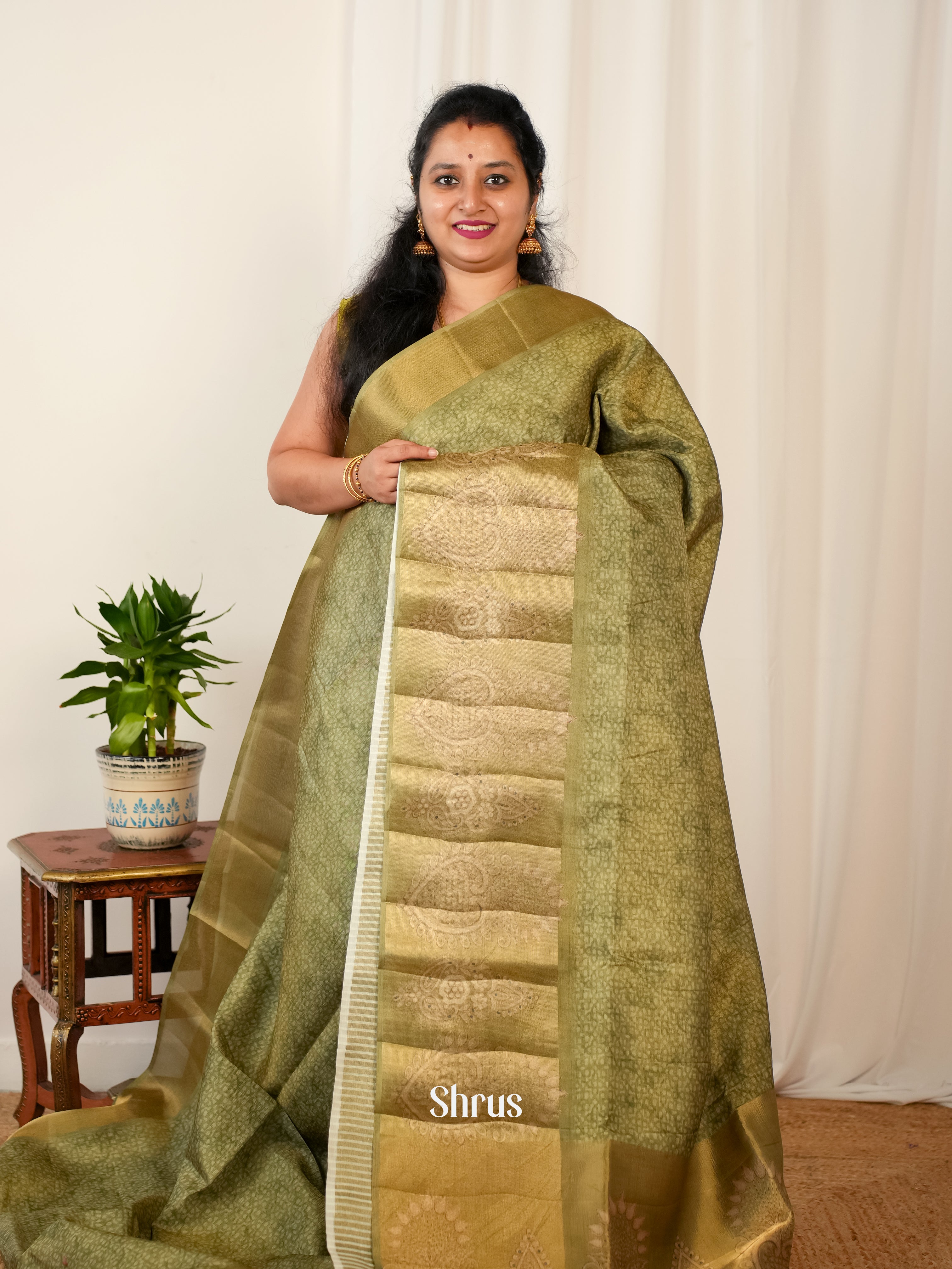 Green - Matka Cotton Saree