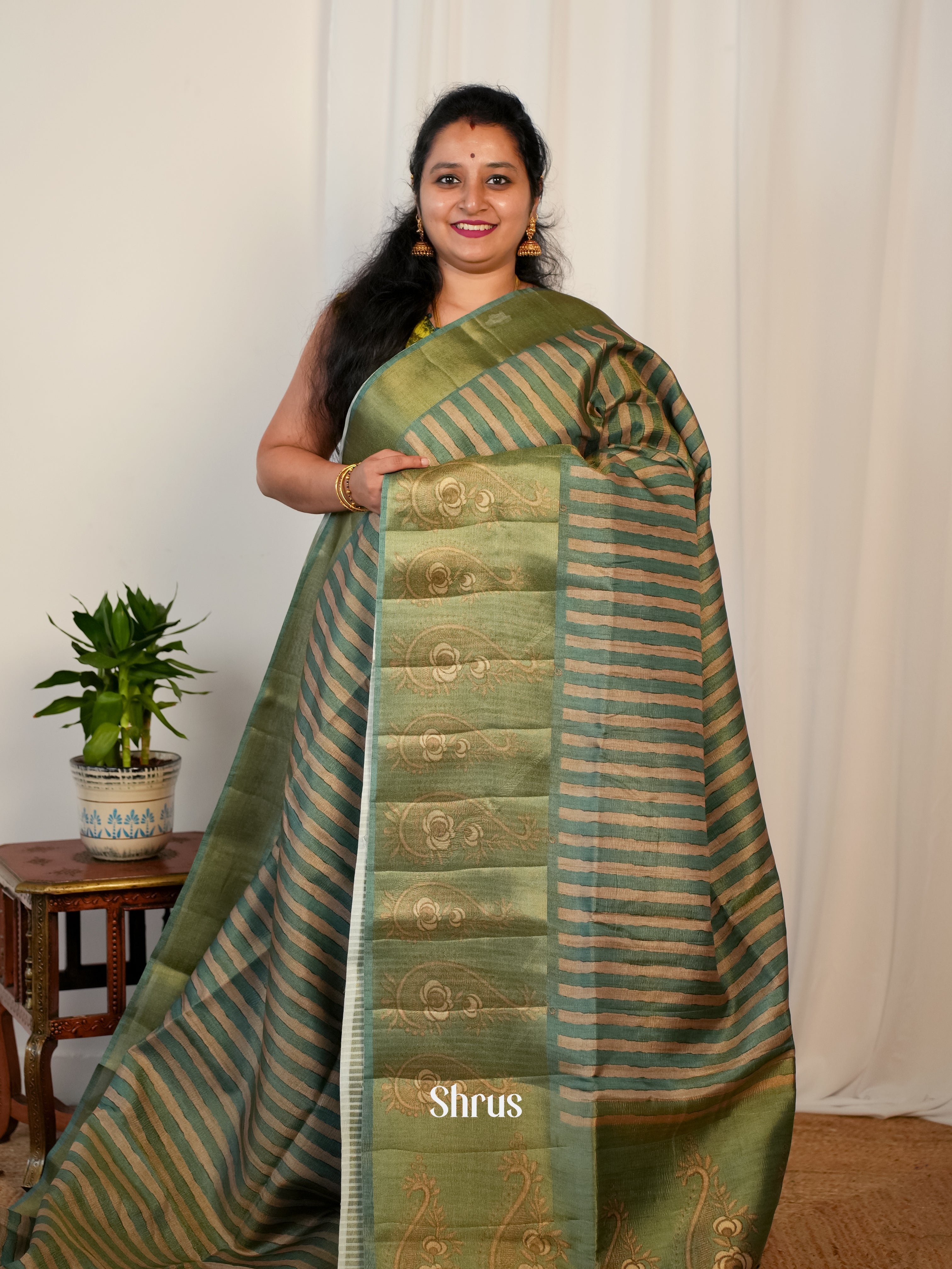 Green - Matka Cotton Saree