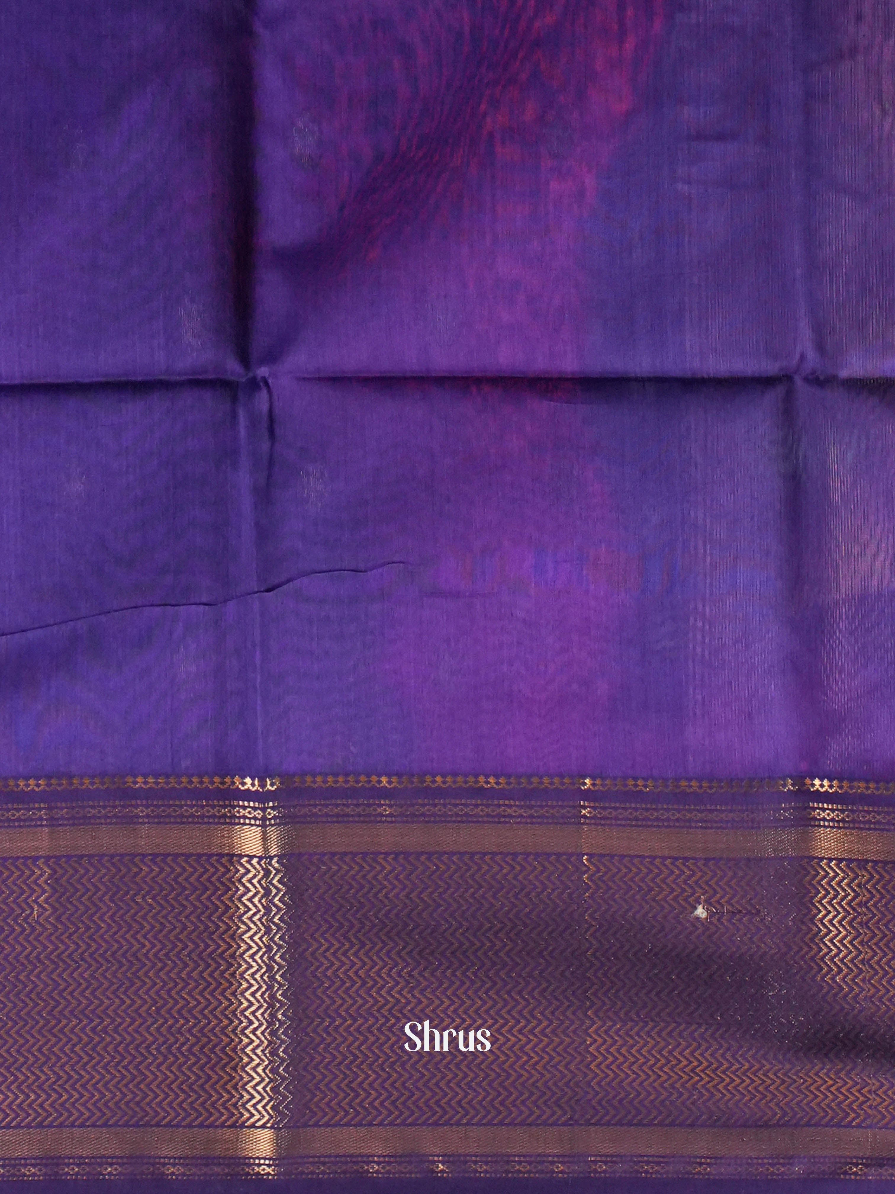 Blue Maheshwari silkcotton Saree