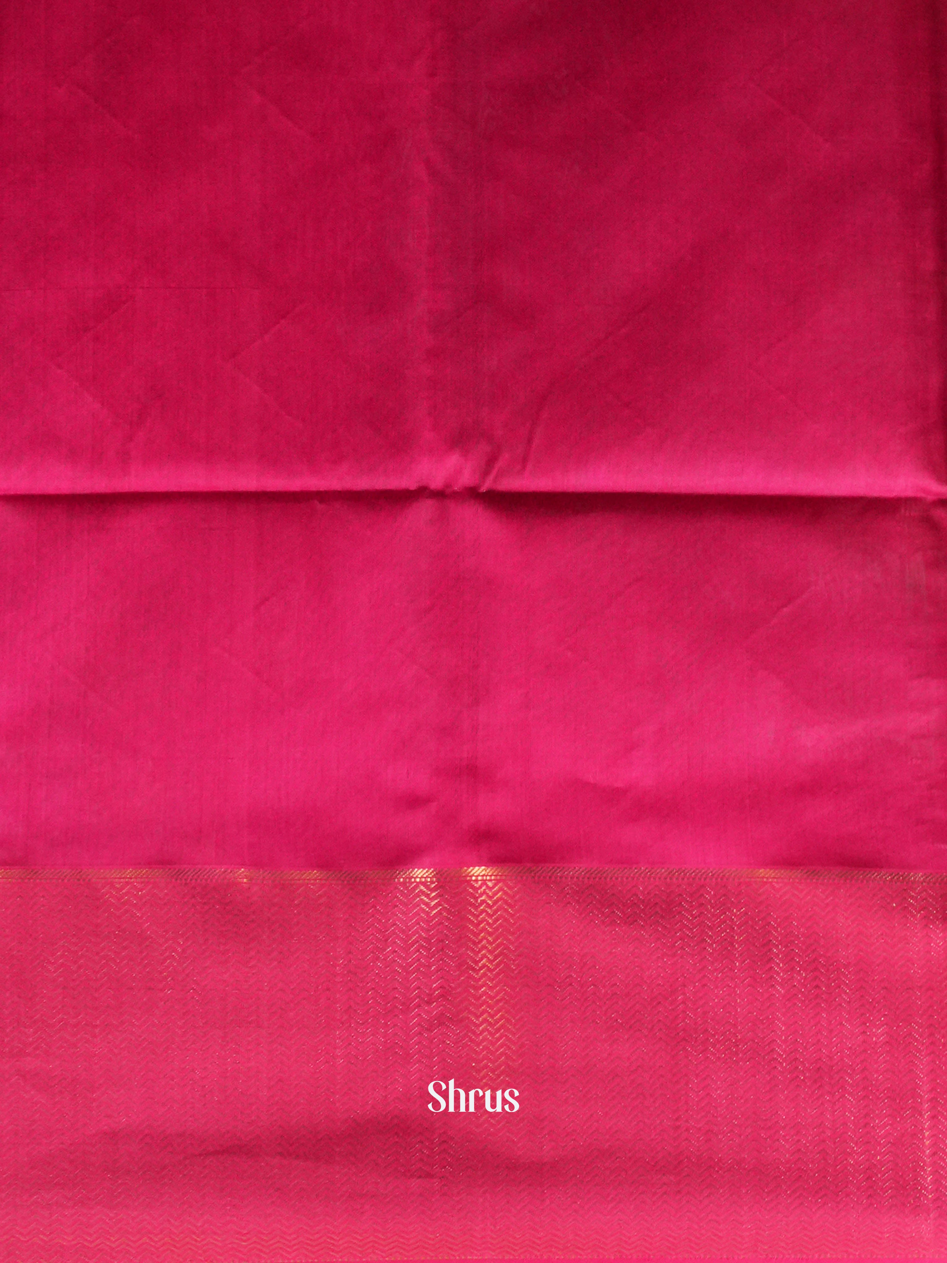 Rani pink Maheshwari silkcotton Saree